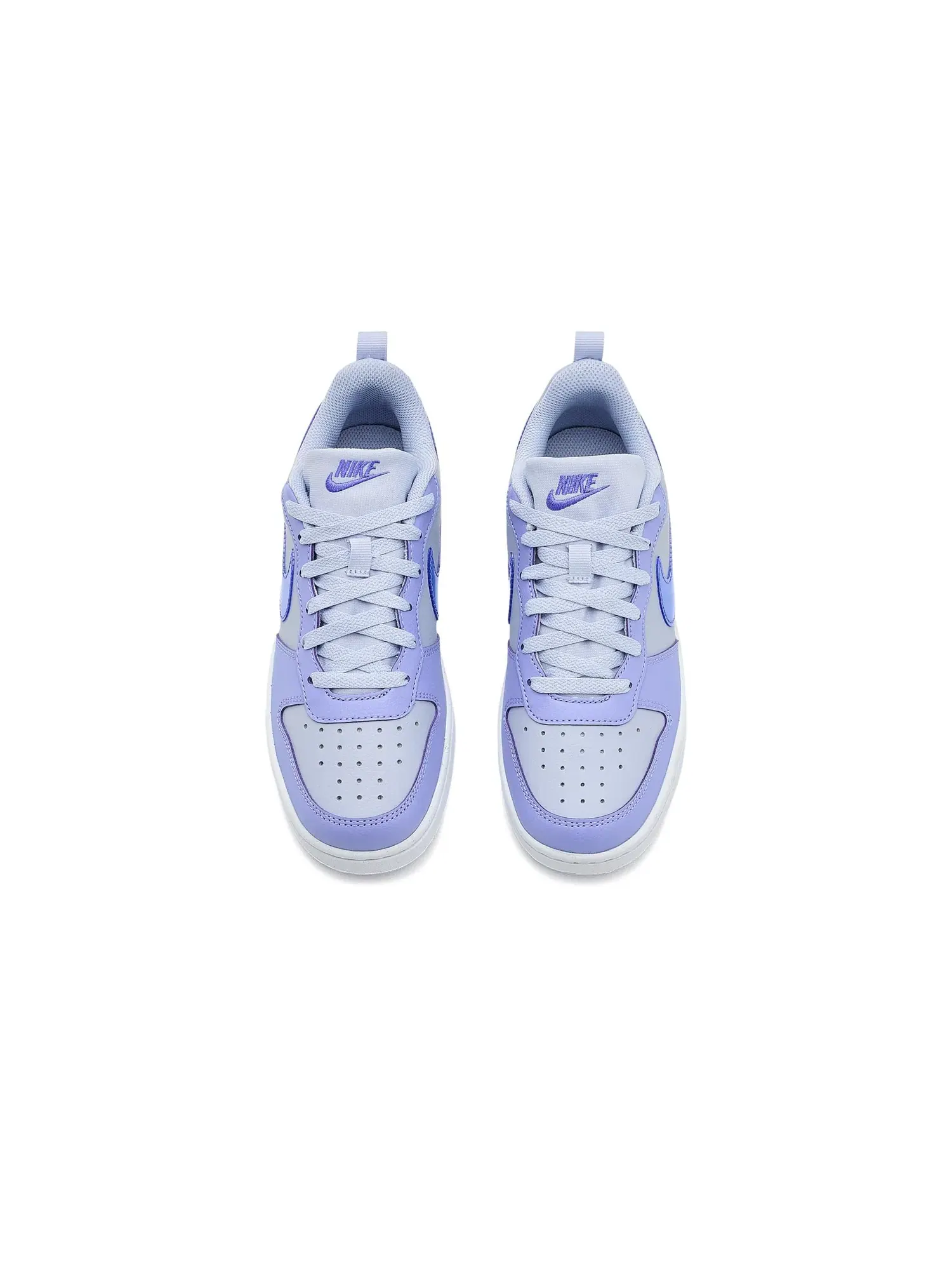 Кроссовки Court Borough Low (для больших детей) Nike Kids — изображение 2 из 4, светлый///белый