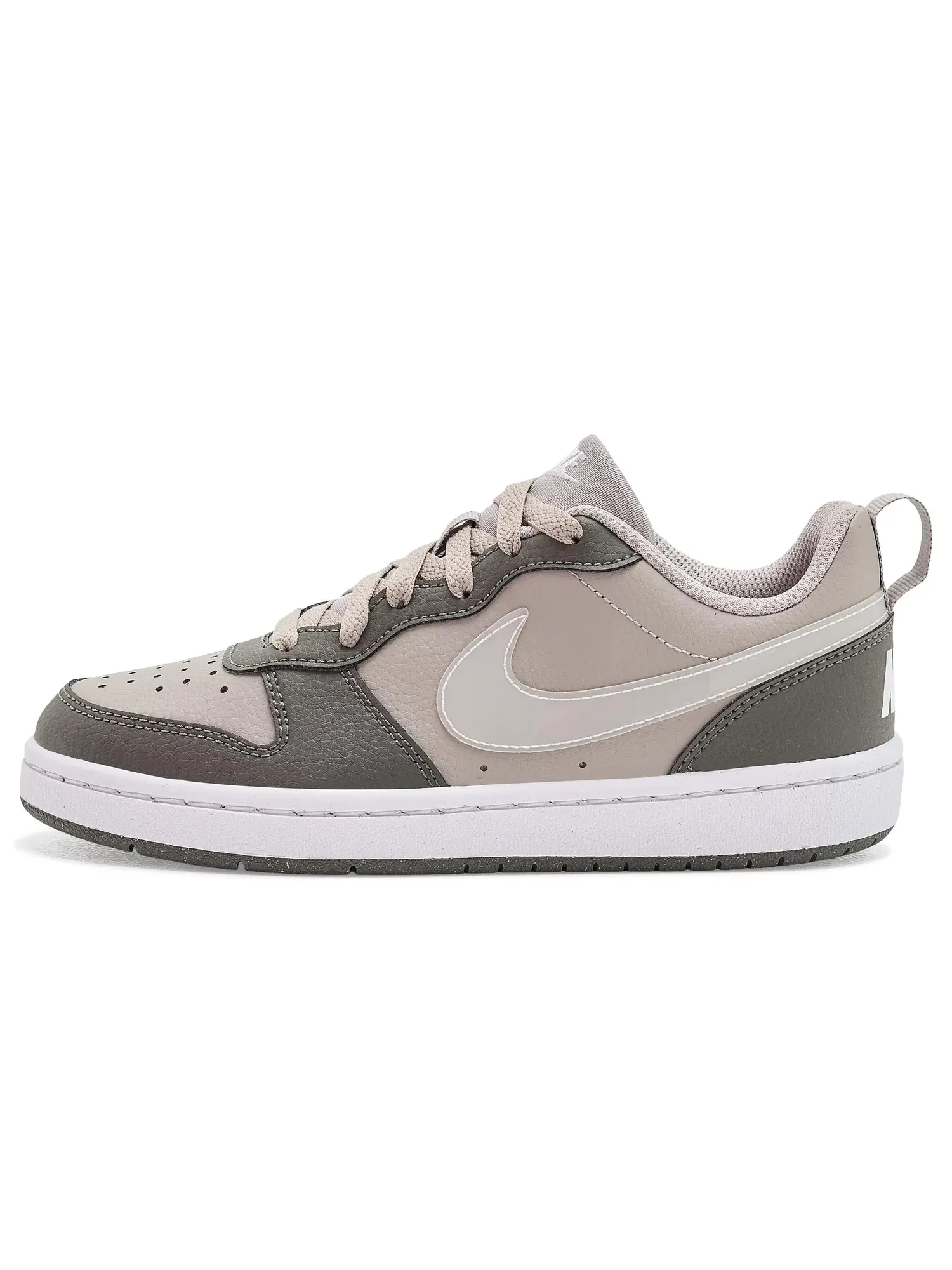 Кроссовки Court Borough Low (для больших детей) Nike Kids — изображение 4 из 4, белый//белый