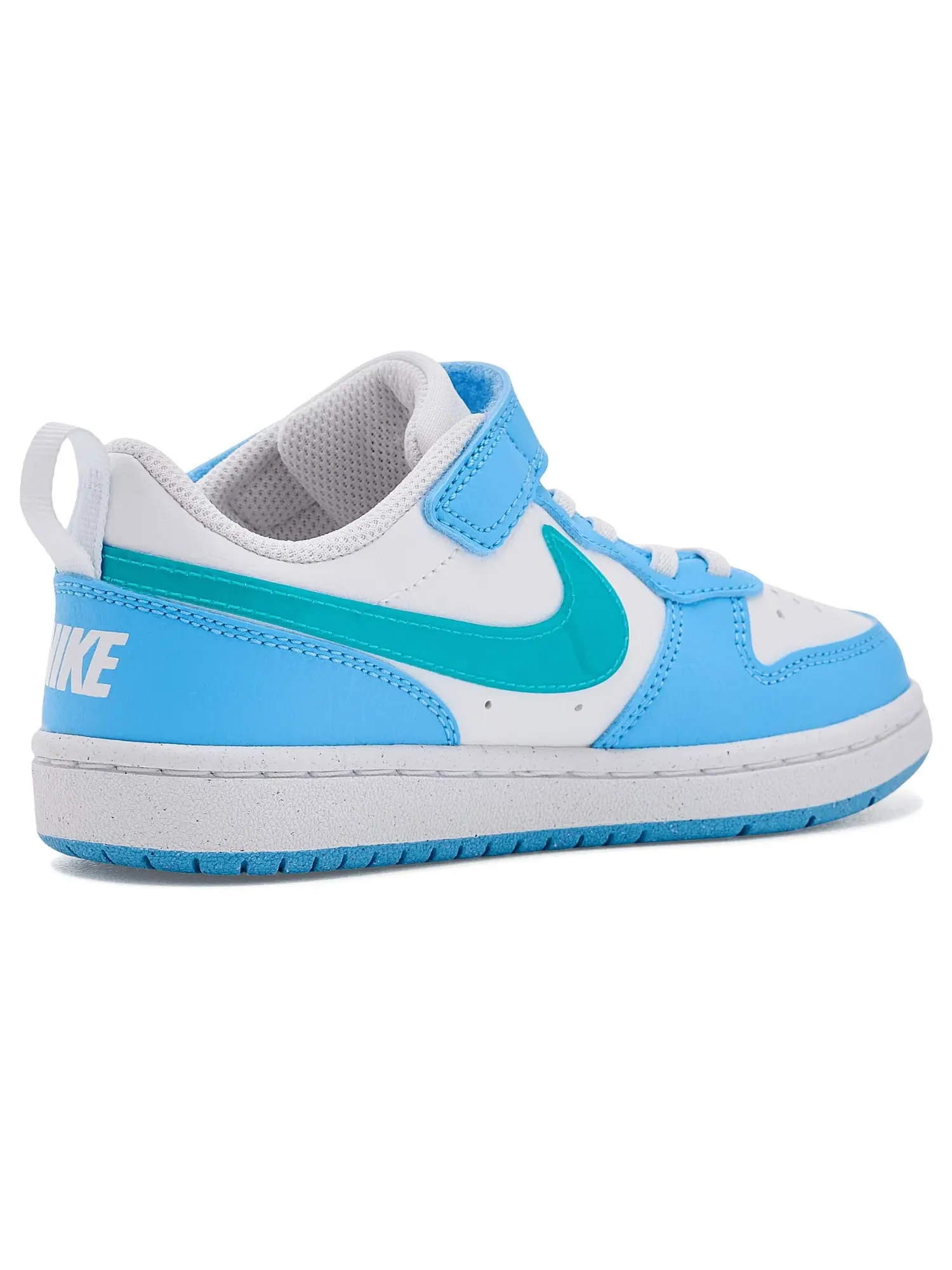 Кроссовки Court Borough Low (для маленьких детей) Nike Kids — изображение 3 из 4, белый//синий