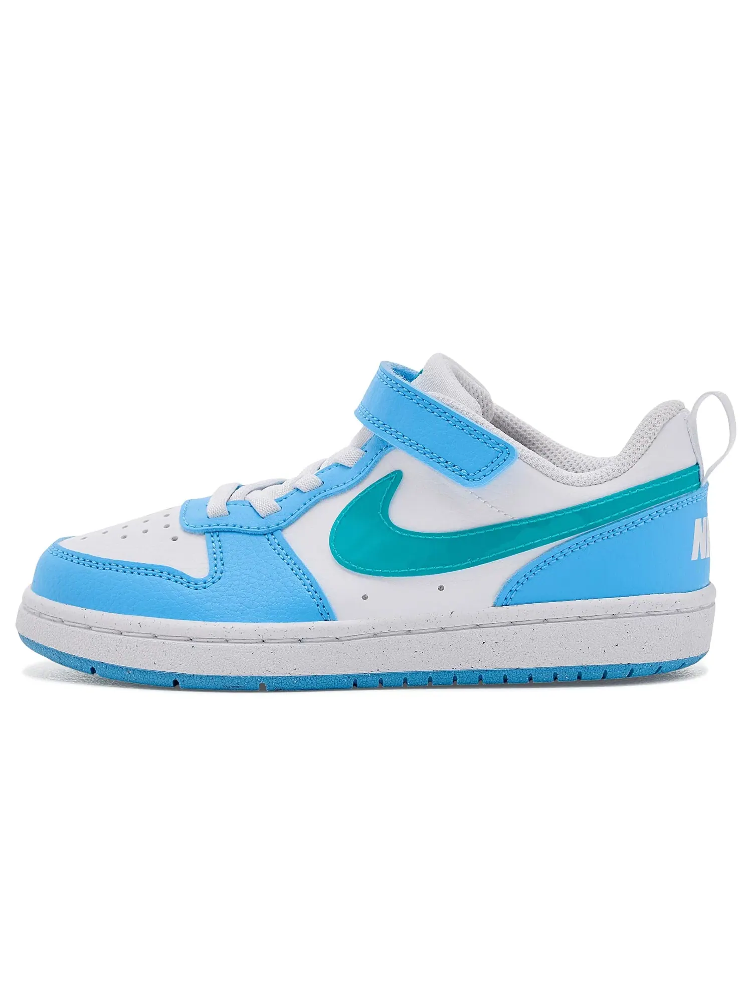 Кроссовки Court Borough Low (для маленьких детей) Nike Kids — изображение 4 из 4, белый//синий