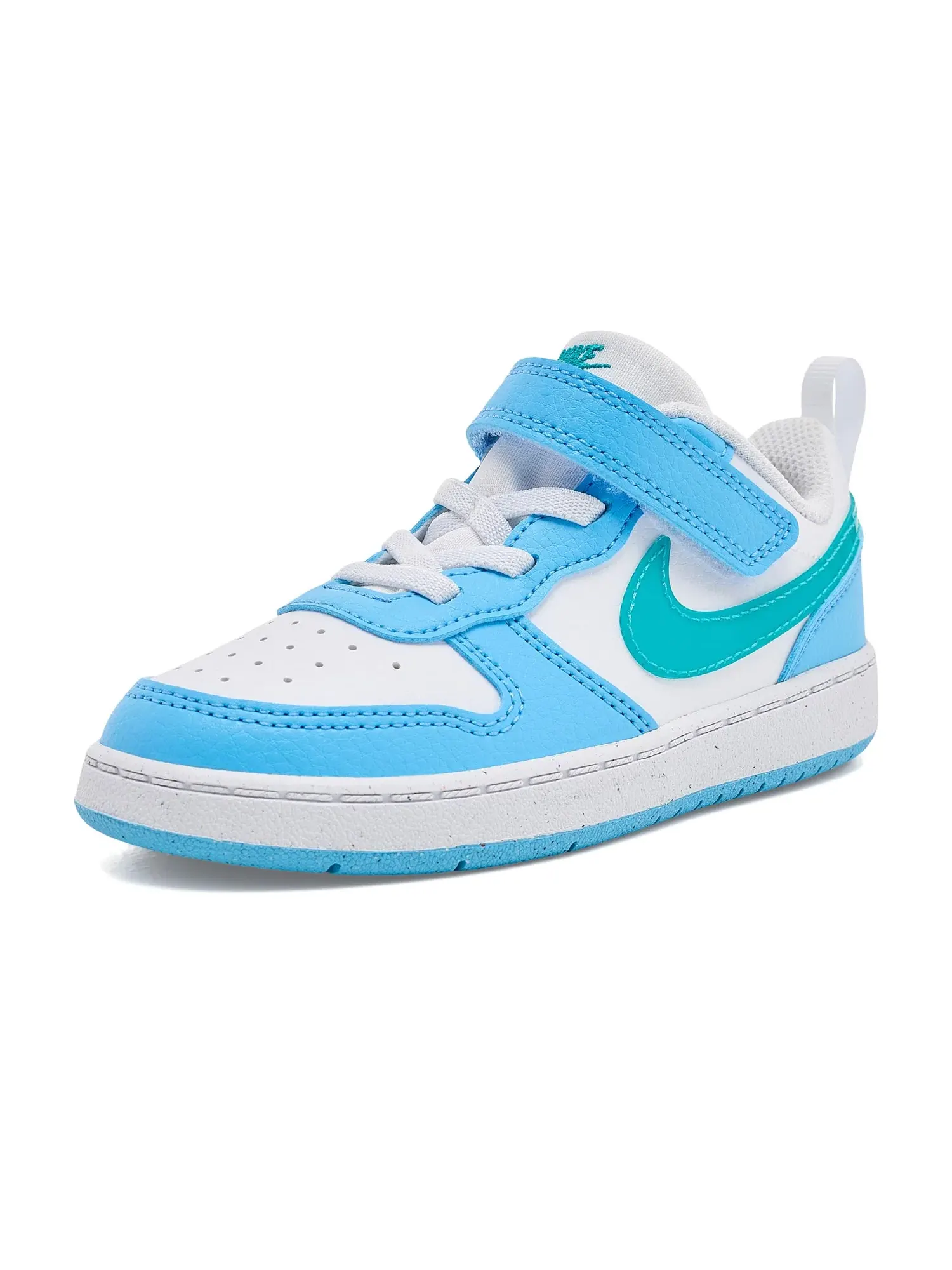 Кроссовки Court Borough Low (для младенцев и малышей) Nike Kids — изображение 1 из 4, белый//синий