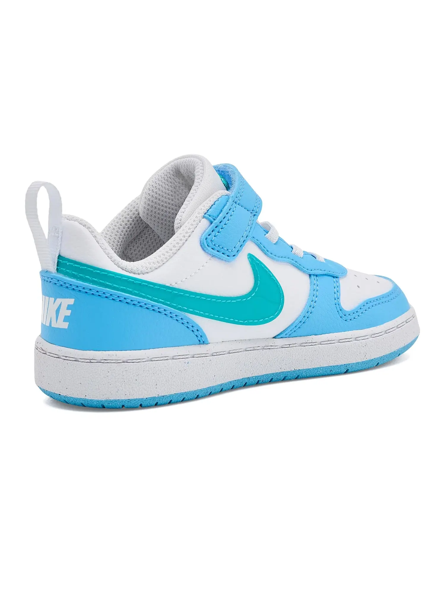 Кроссовки Court Borough Low (для младенцев и малышей) Nike Kids — изображение 3 из 4, белый//синий
