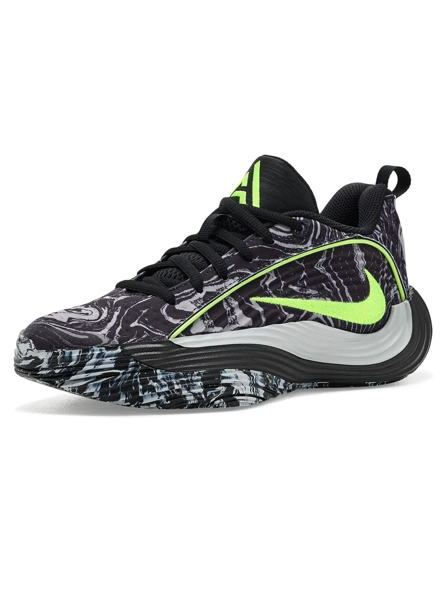 Кроссовки Giannis Immortality 5 (для больших детей) Nike Kids — изображение 1 из 4, черный//светлый серый