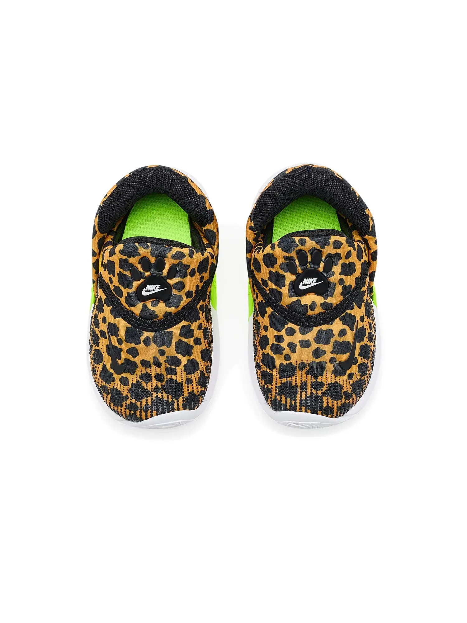 Кроссовки Swoosh Go (для младенцев и малышей) Nike Kids — изображение 2 из 4, золотистый/черный//белый