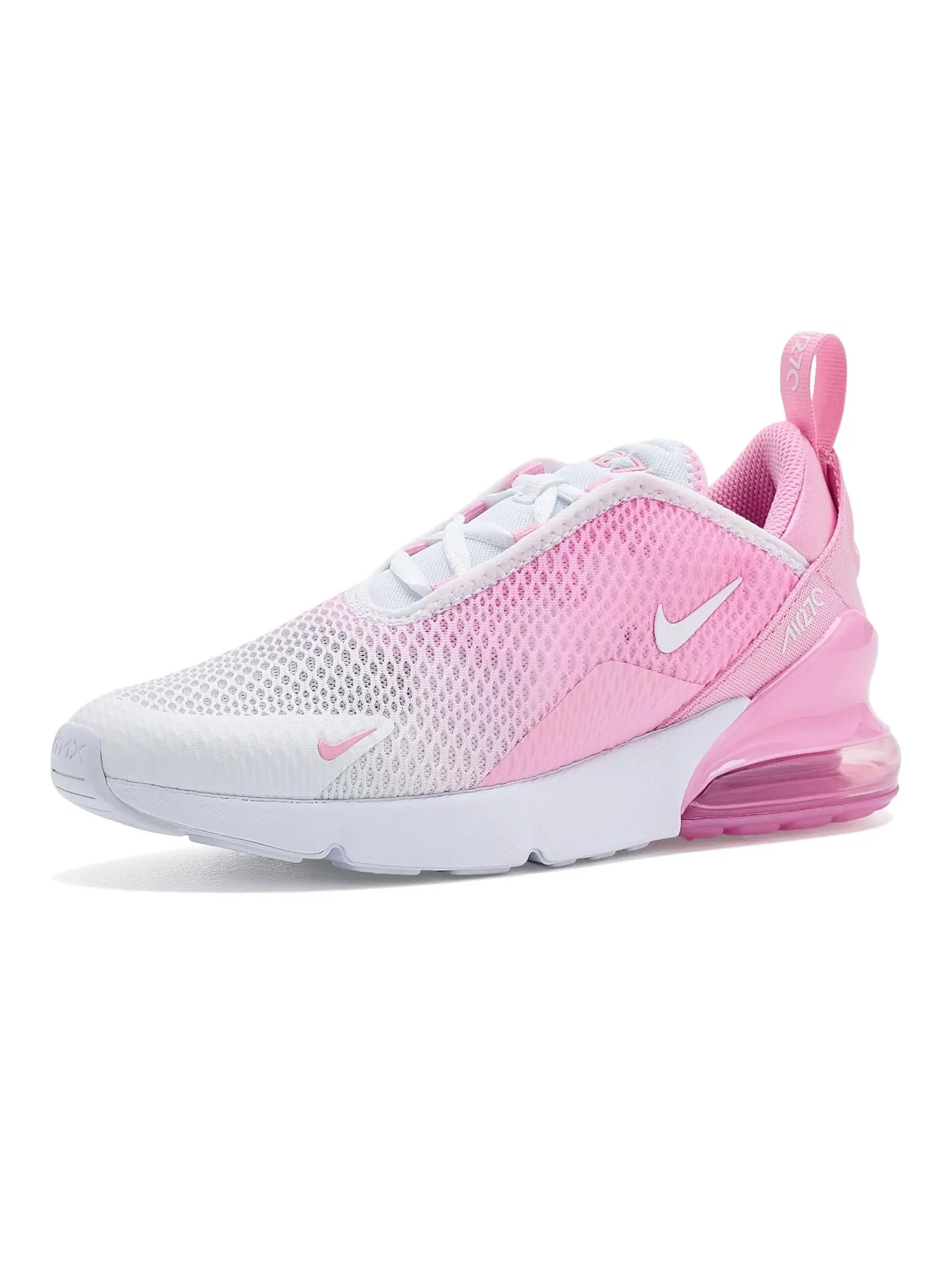 Кроссовки Air Max 270 (для маленьких детей) Nike Kids — изображение 1 из 4, розовый/белый