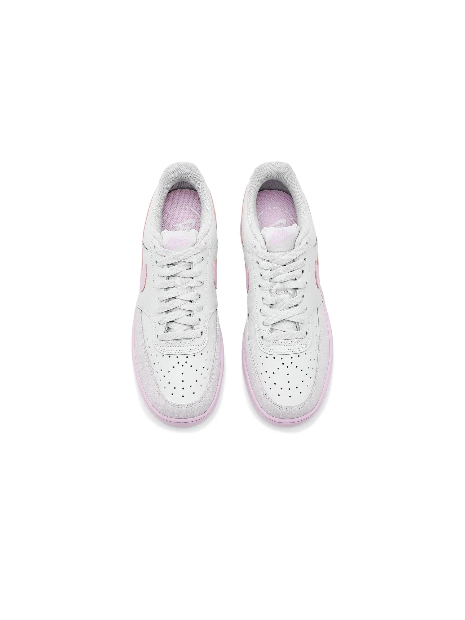 Кроссовки Court Vision Low Suede Nike — изображение 2 из 4, белый