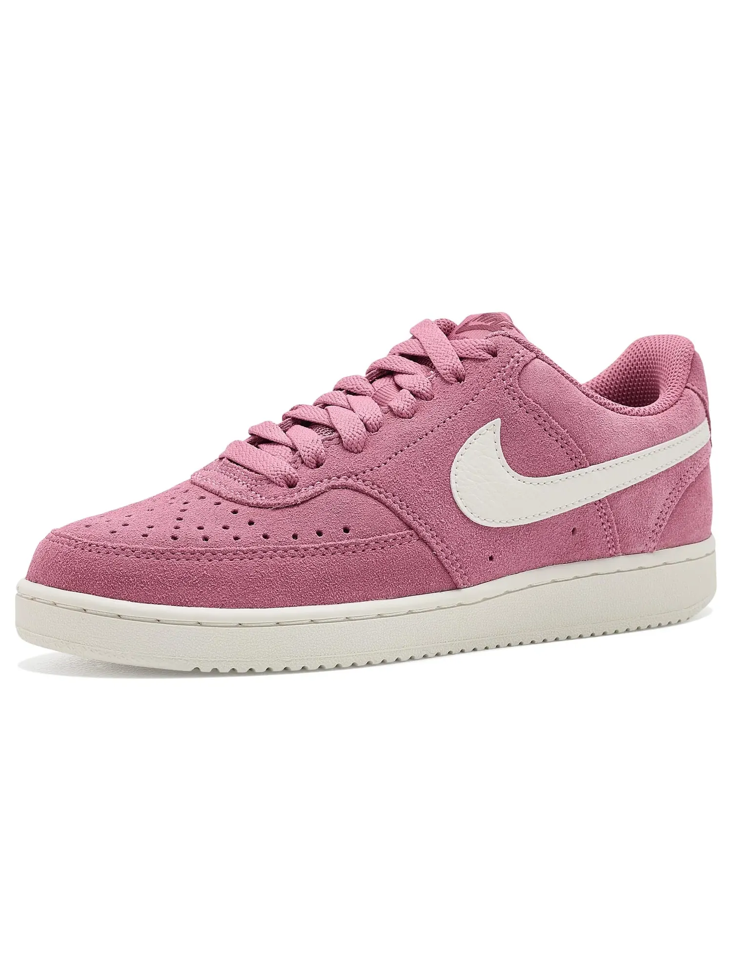 Кроссовки Court Vision Low Suede Premium Nike — изображение 1 из 4, розовый