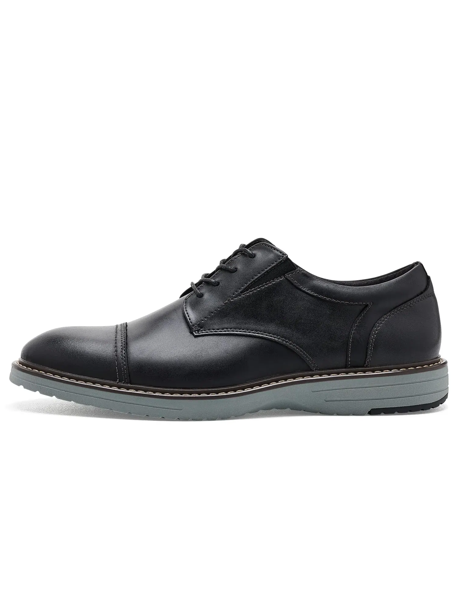Легкие и удобные оксфорды с закрытым носком на все случаи Griff Cap Toe Oxford Nunn Bush — изображение 4 из 4, черный
