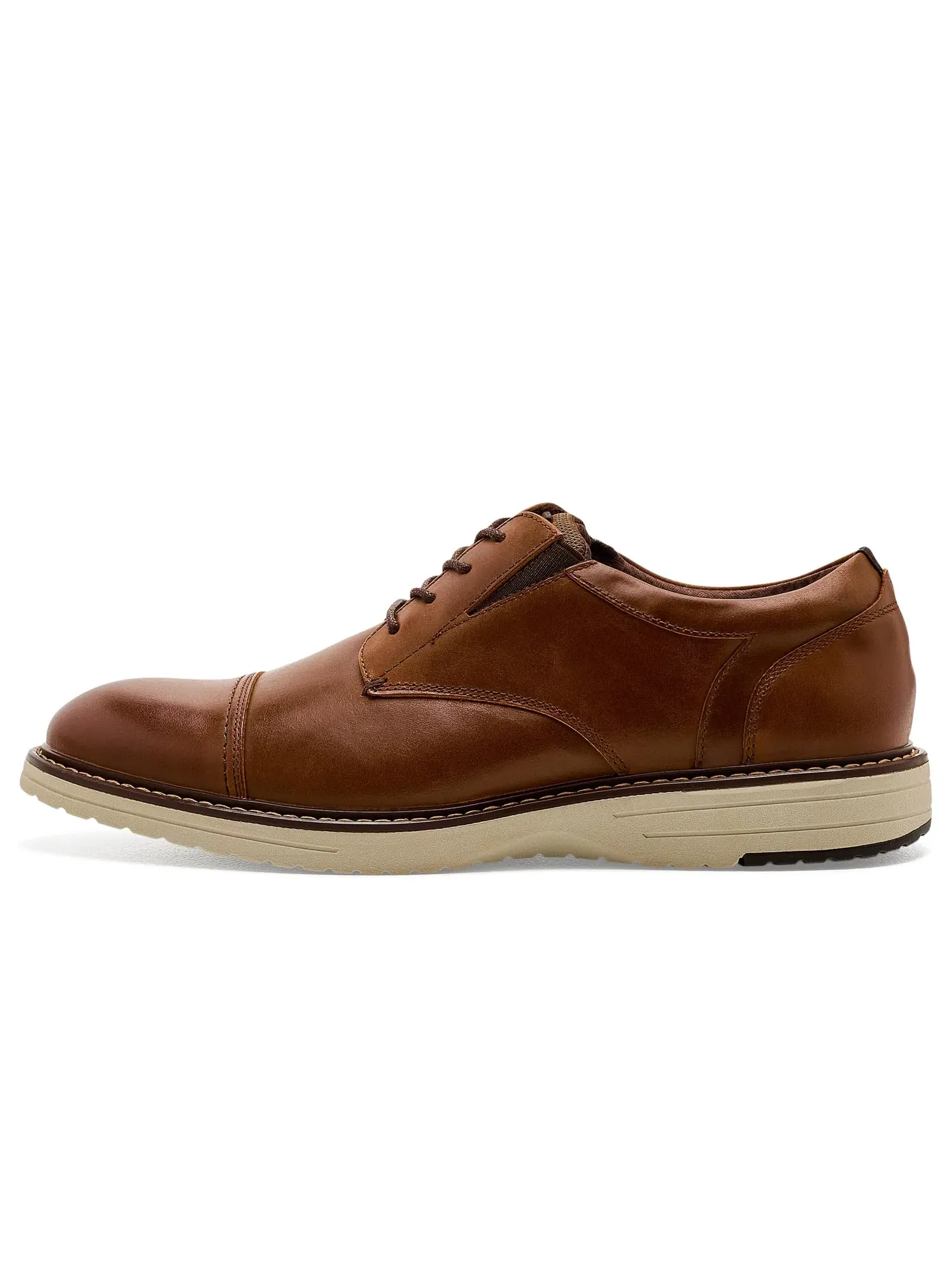 Легкие и удобные оксфорды с закрытым носком на все случаи Griff Cap Toe Oxford Nunn Bush — изображение 4 из 4, коричневый
