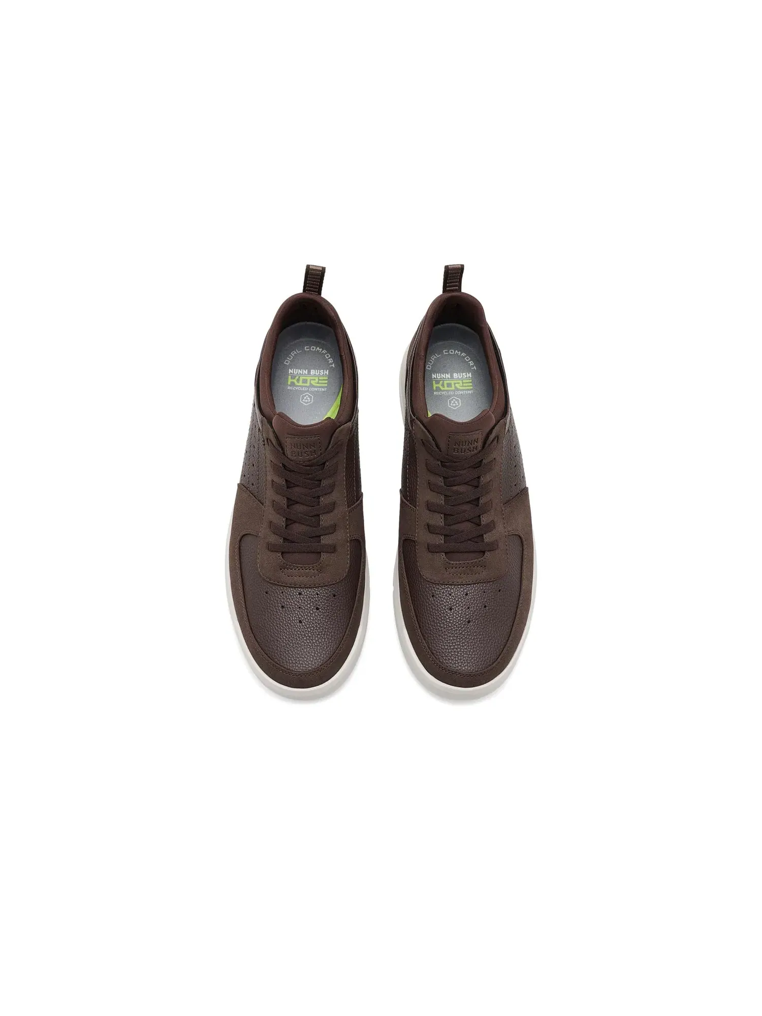 Кроссовки KORE City Rally Oxford Athletic Style Moccasin Toe Lightweight Lace-Up Nunn Bush — изображение 2 из 4, коричневый