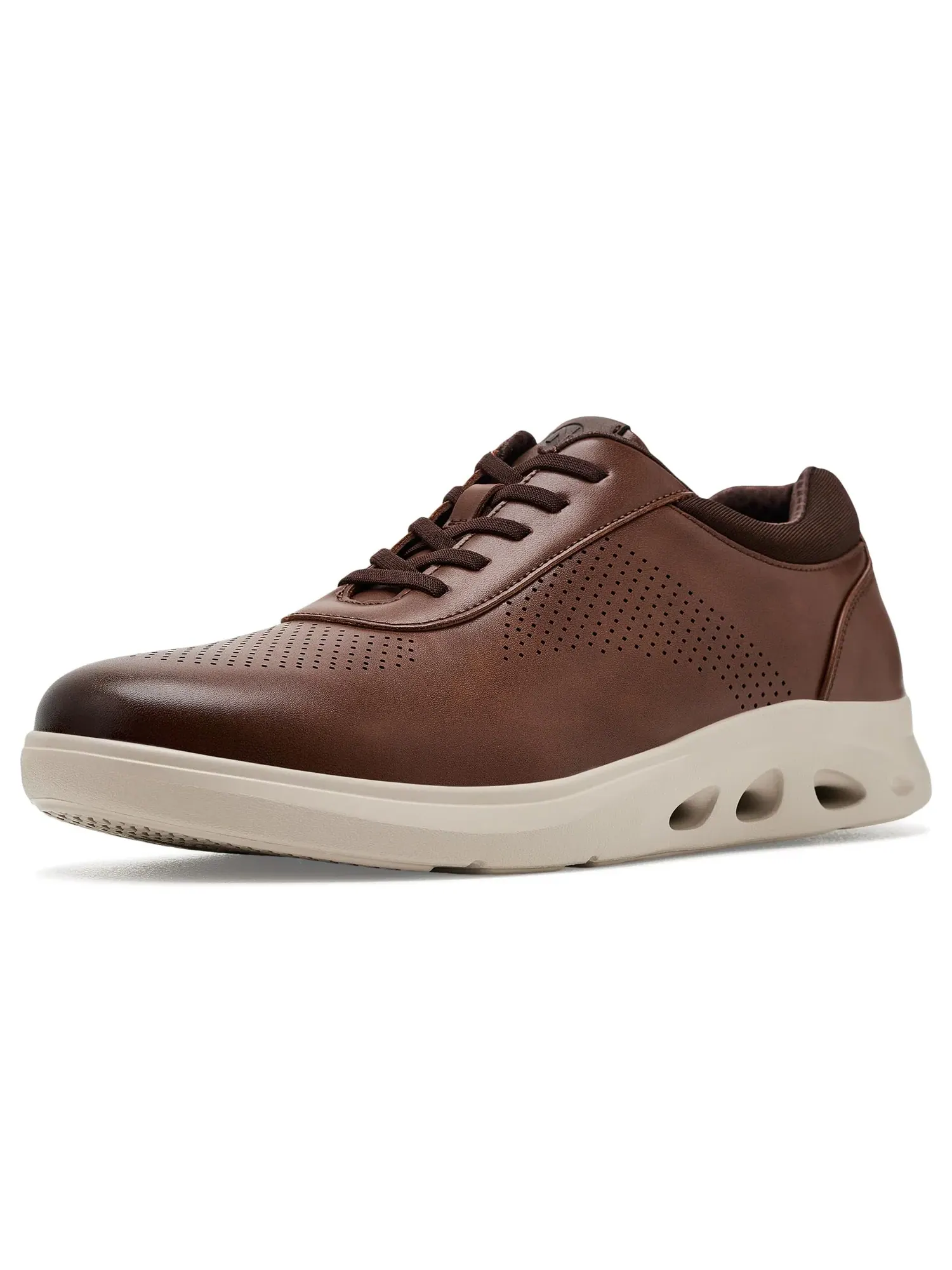 Кроссовки Ponte Perf U Bal Hybrid Oxford Casual Lightweight Athletic Style LaceUp Nunn Bush — изображение 1 из 4, коричневый