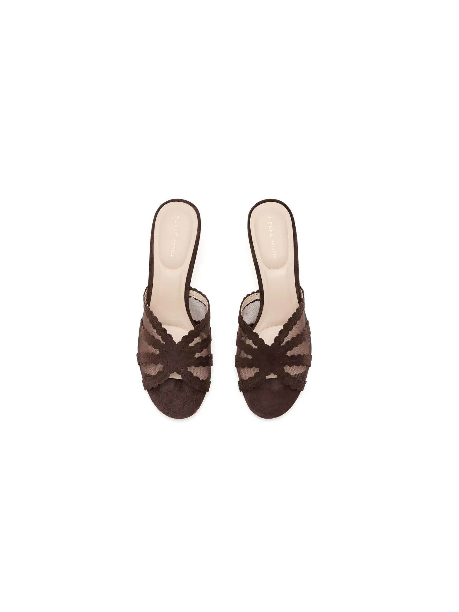 Сандалии Vieve Slide Pelle Moda — изображение 2 из 4, эспрессо