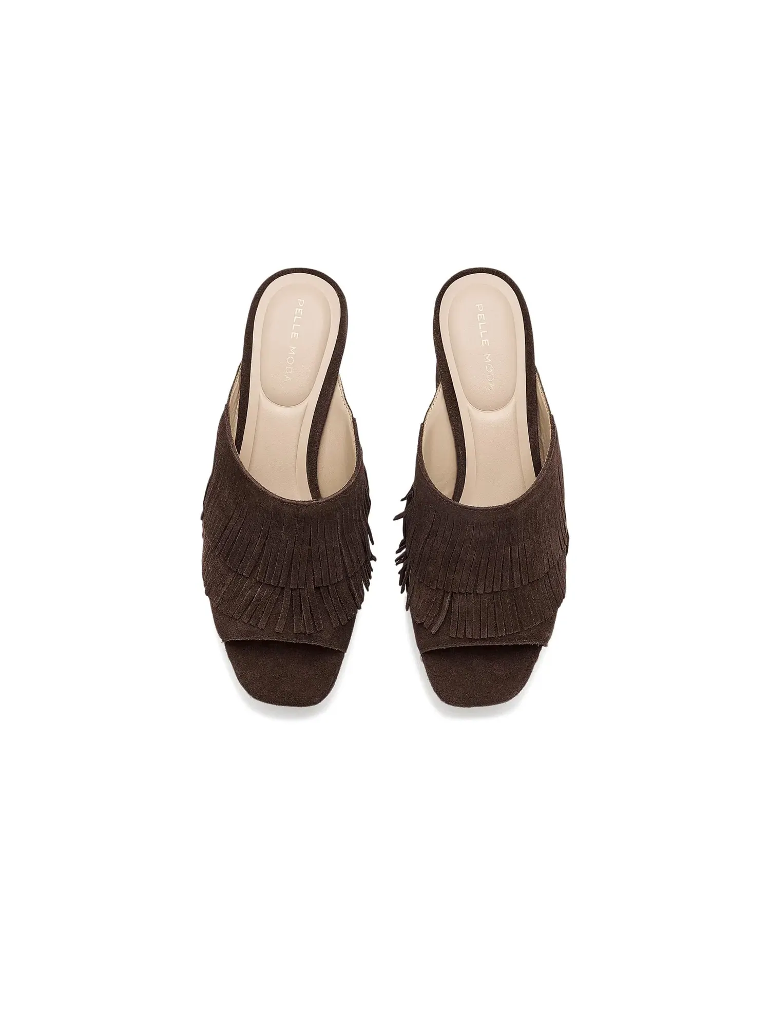 Сандалии-слайды Amani Slide Sandals Pelle Moda — изображение 2 из 4, эспрессо