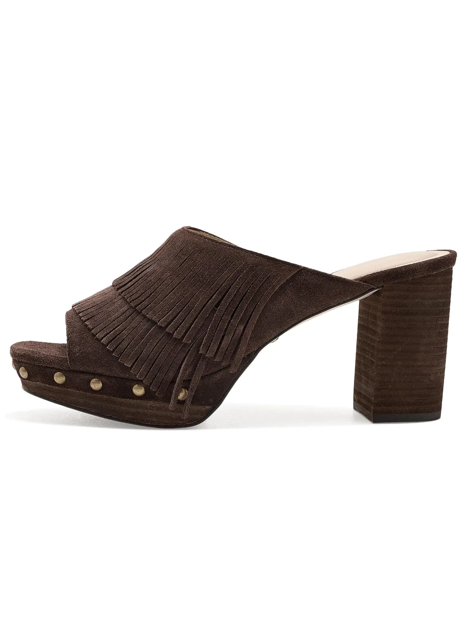 Сандалии-слайды Amani Slide Sandals Pelle Moda — изображение 4 из 4, эспрессо