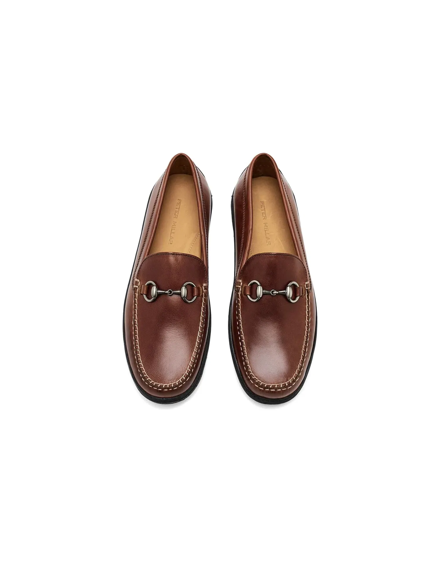 Мокасины Kiely Driving Moccasin Peter Millar — изображение 2 из 4, цвет виски