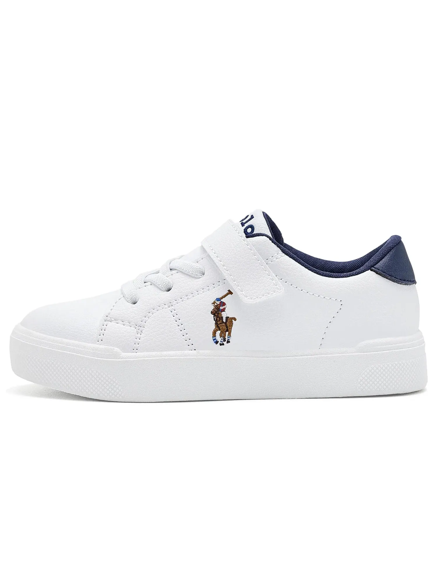 Кроссовки Sutton PS (для малышей и маленьких детей) Polo Ralph Lauren Kids — изображение 4 из 4, белый/темно-синий/мульти