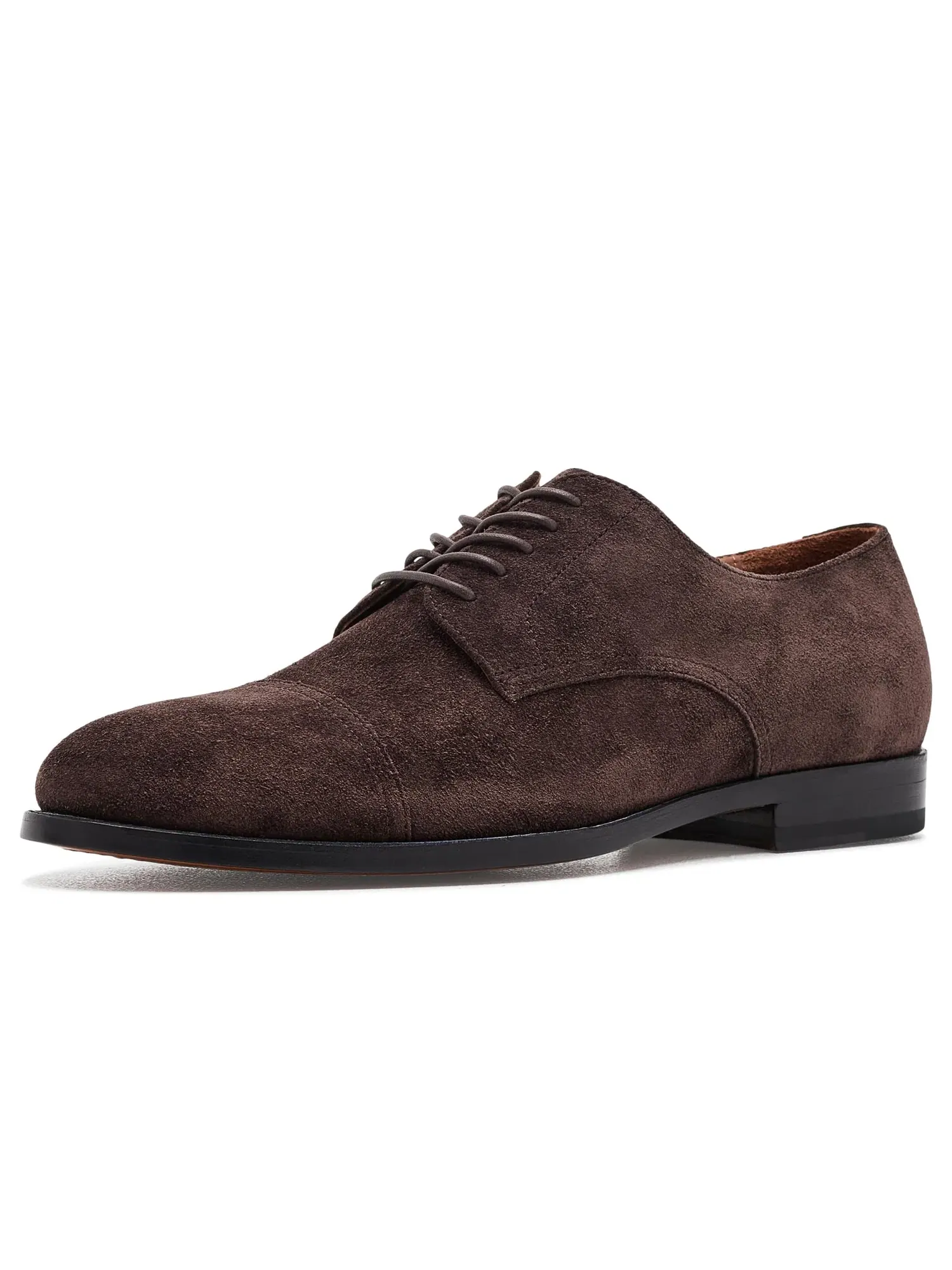 Оксфорды Owen Captoe Dress Shoes Derby Polo Ralph Lauren — изображение 1 из 4, коричневый