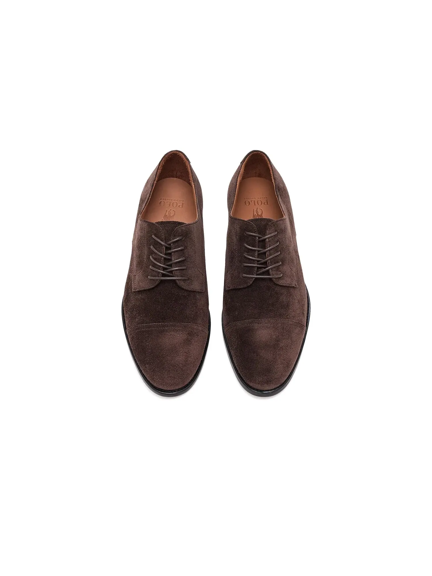 Оксфорды Owen Captoe Dress Shoes Derby Polo Ralph Lauren — изображение 2 из 4, коричневый