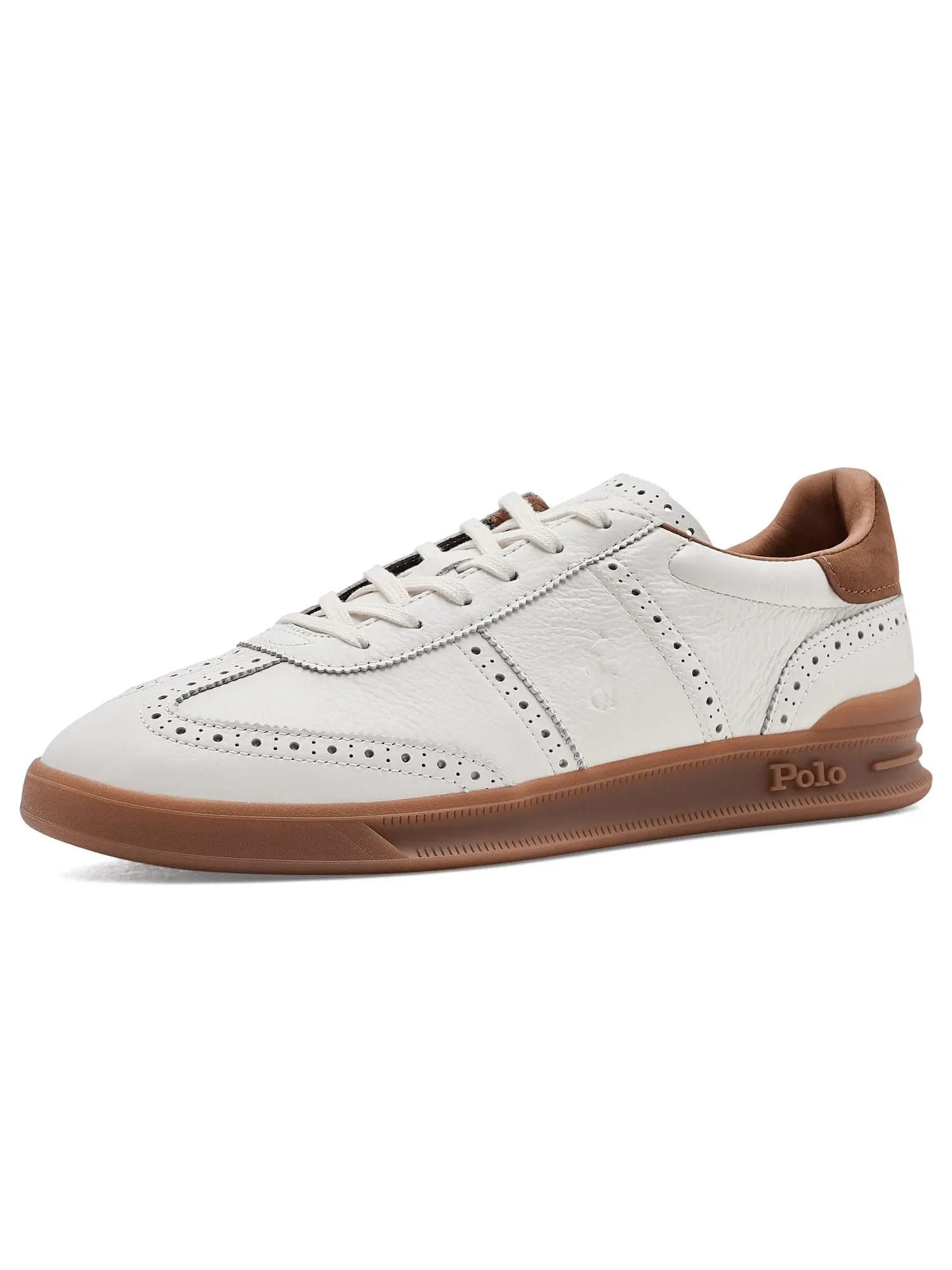 Кроссовки Heritage Aera Brogue Polo Ralph Lauren — изображение 1 из 4, белый
