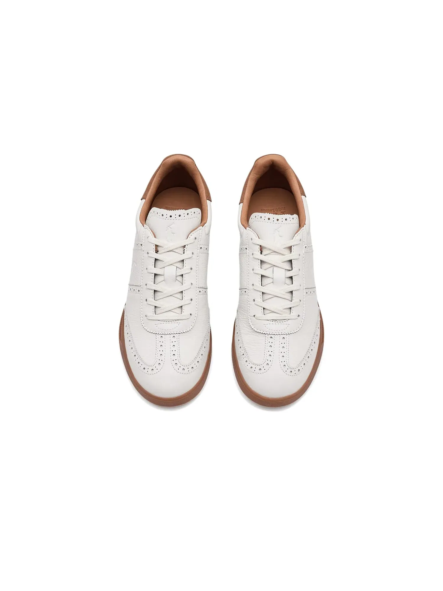 Кроссовки Heritage Aera Brogue Polo Ralph Lauren — изображение 2 из 4, белый