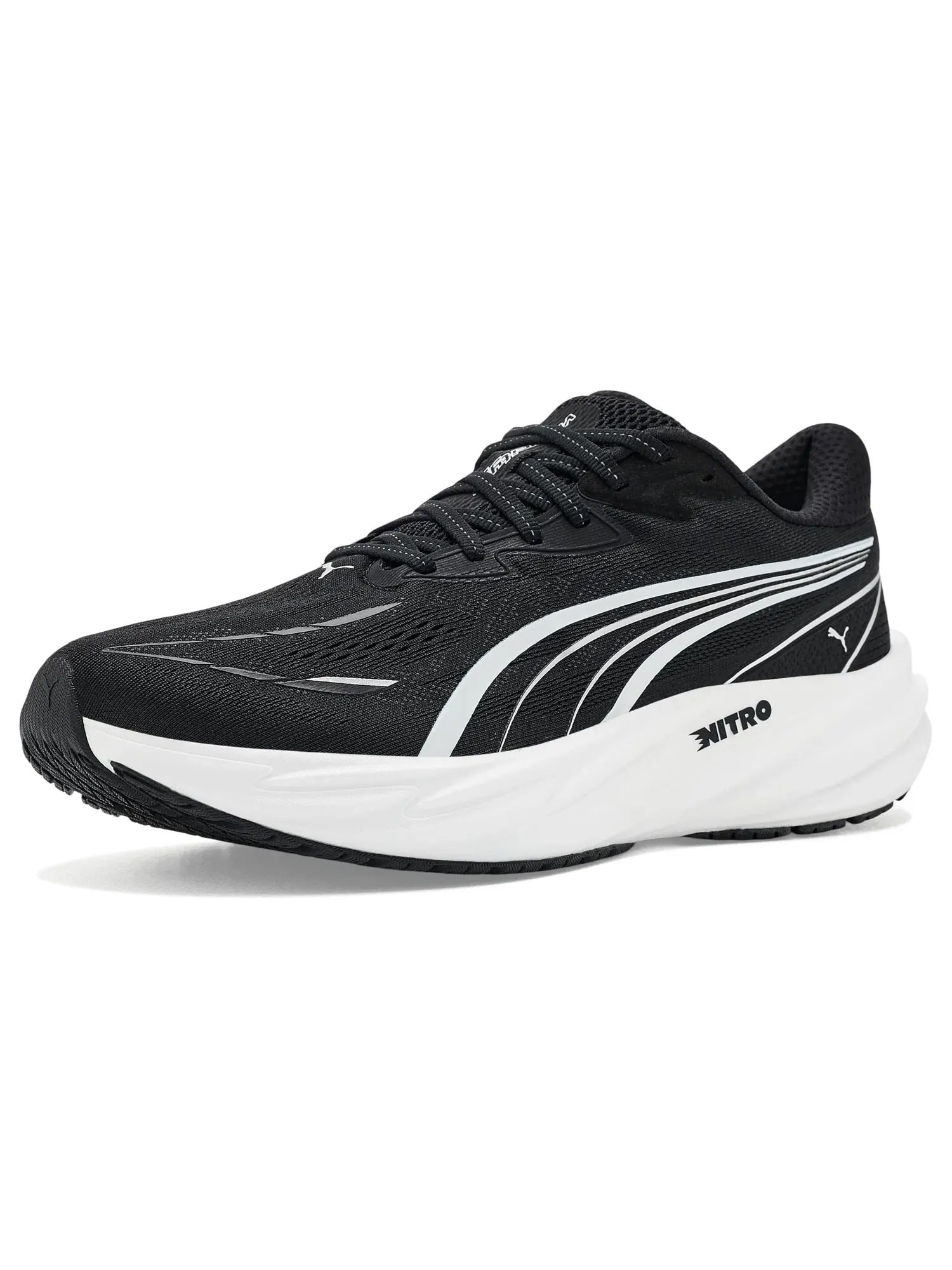 Беговые кроссовки Velocity Nitro 5 Puma — изображение 1 из 4, черный/белый