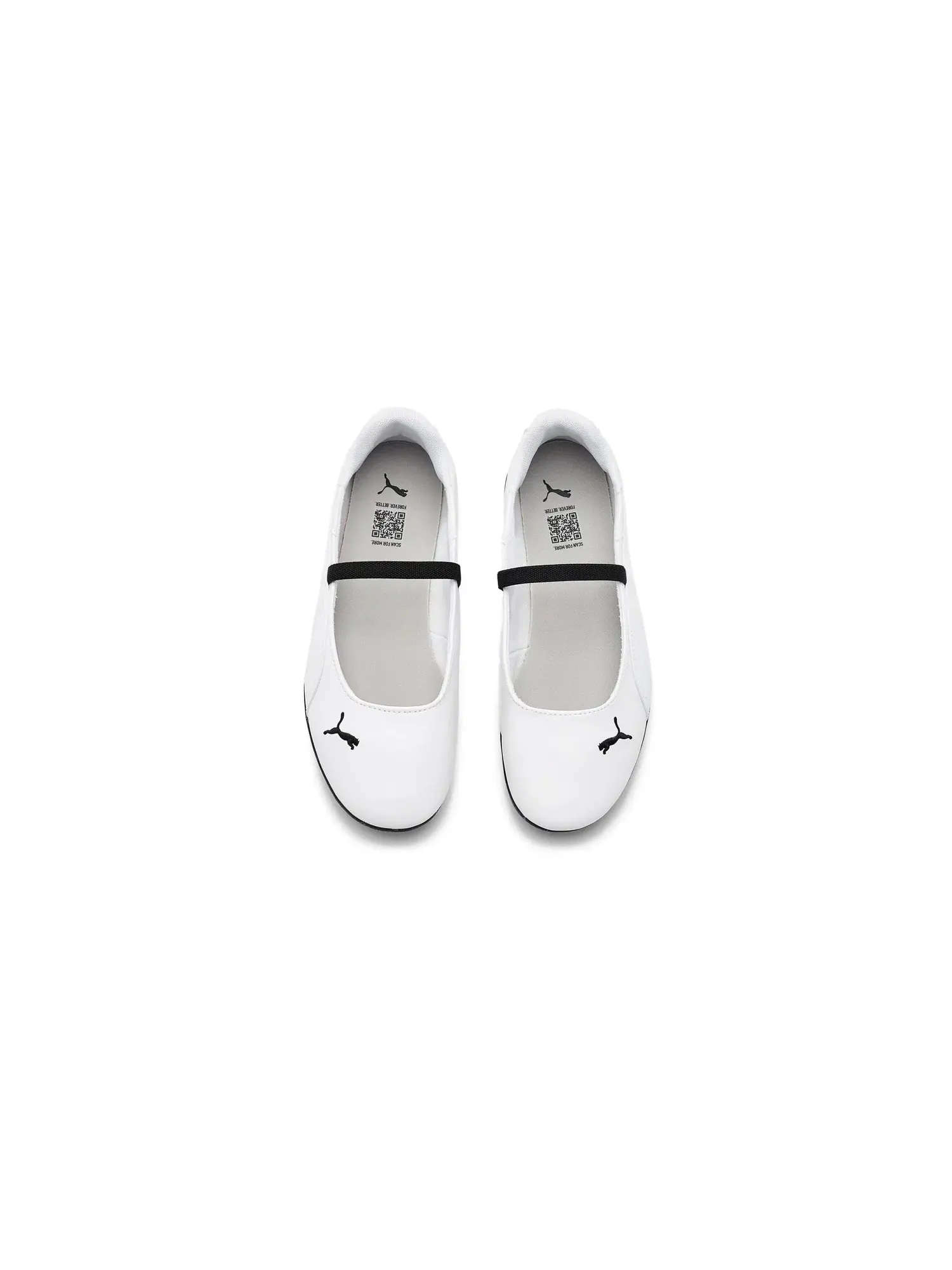 Балетки Replicatch Ballet Shoes Puma — изображение 2 из 4, белый/черный