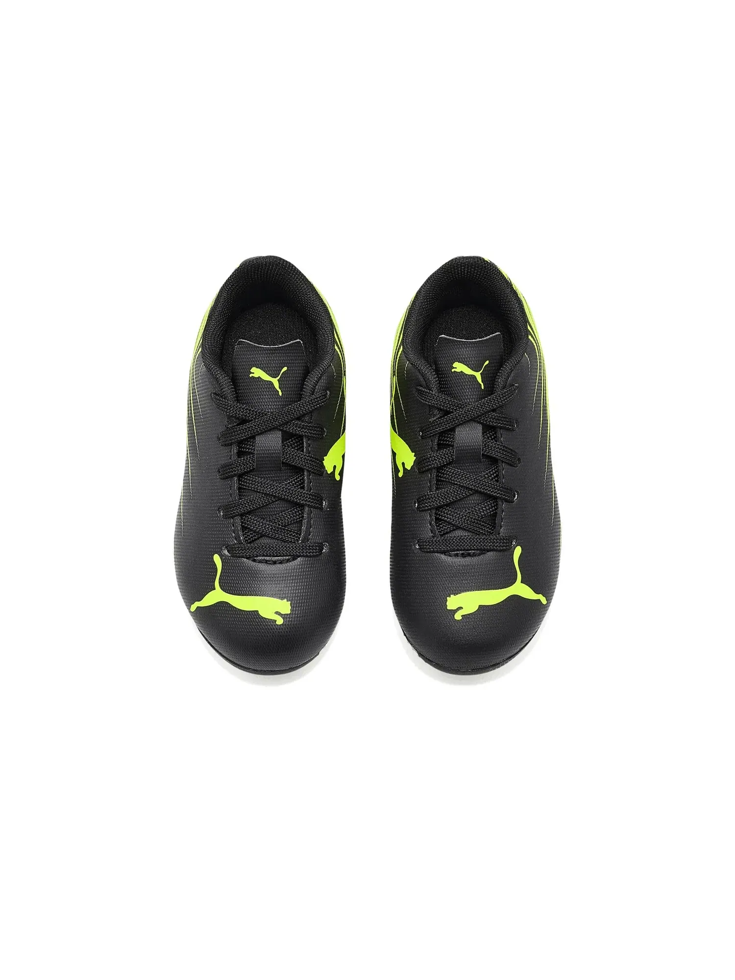Бутсы Attacanto II Firm, Artificial Ground Soccer Cleats (для малышей, маленьких и больших детей) Puma Kids, черный