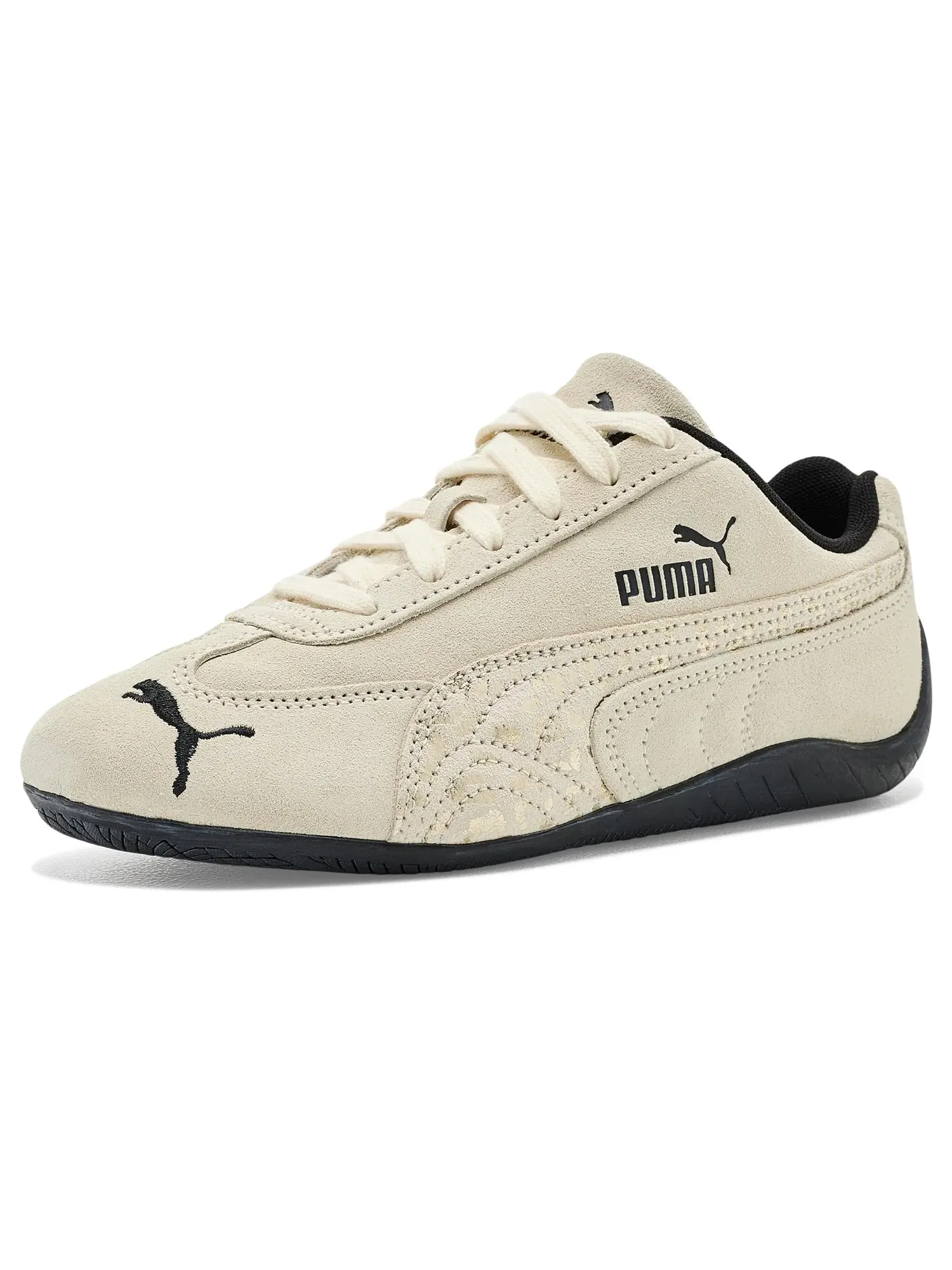 Кроссовки Speedcat Cheetah Shoes (для больших детей) Puma Kids — изображение 1 из 4, черный/золотистый
