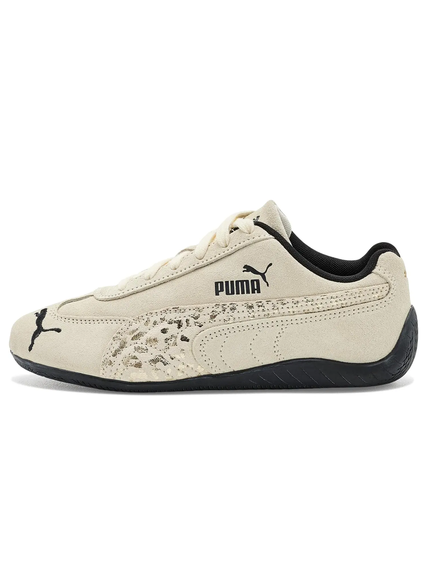 Кроссовки Speedcat Cheetah Shoes (для больших детей) Puma Kids — изображение 4 из 4, черный/золотистый