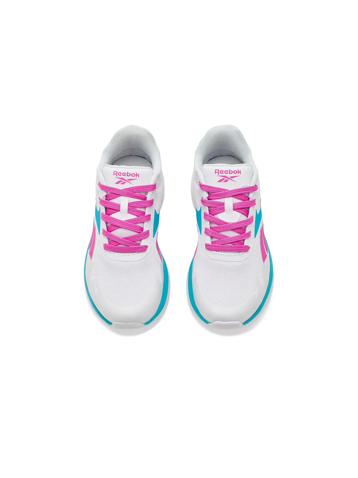 Кроссовки Futura Dash (для маленьких и больших детей) Reebok Kids — изображение 2 из 4, белый/розовый