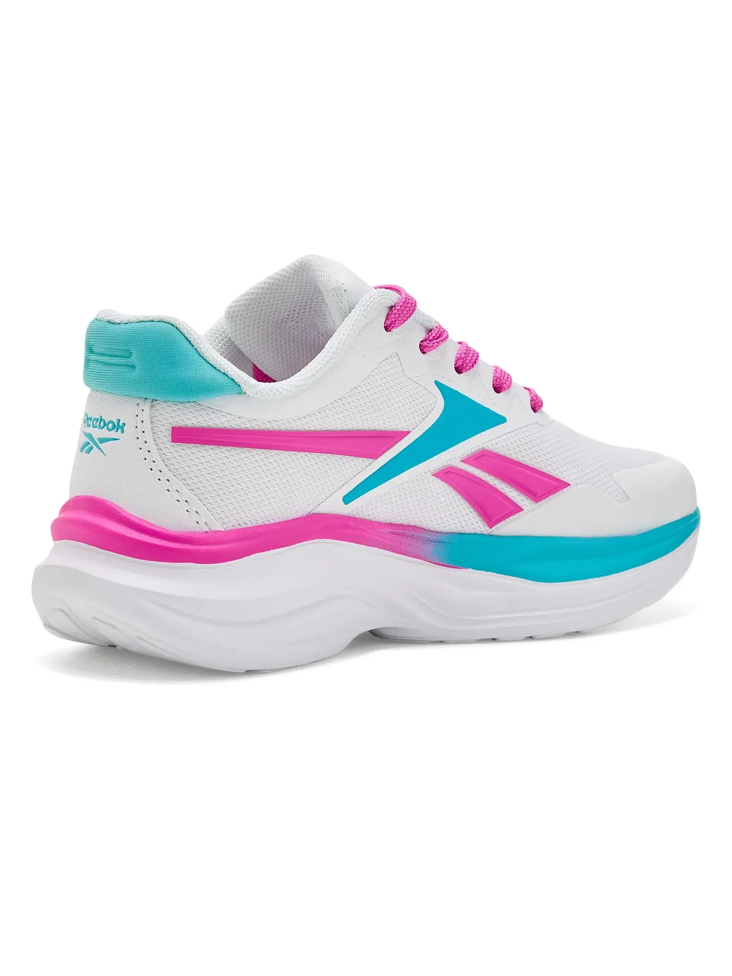 Кроссовки Futura Dash (для маленьких и больших детей) Reebok Kids — изображение 3 из 4, белый/розовый