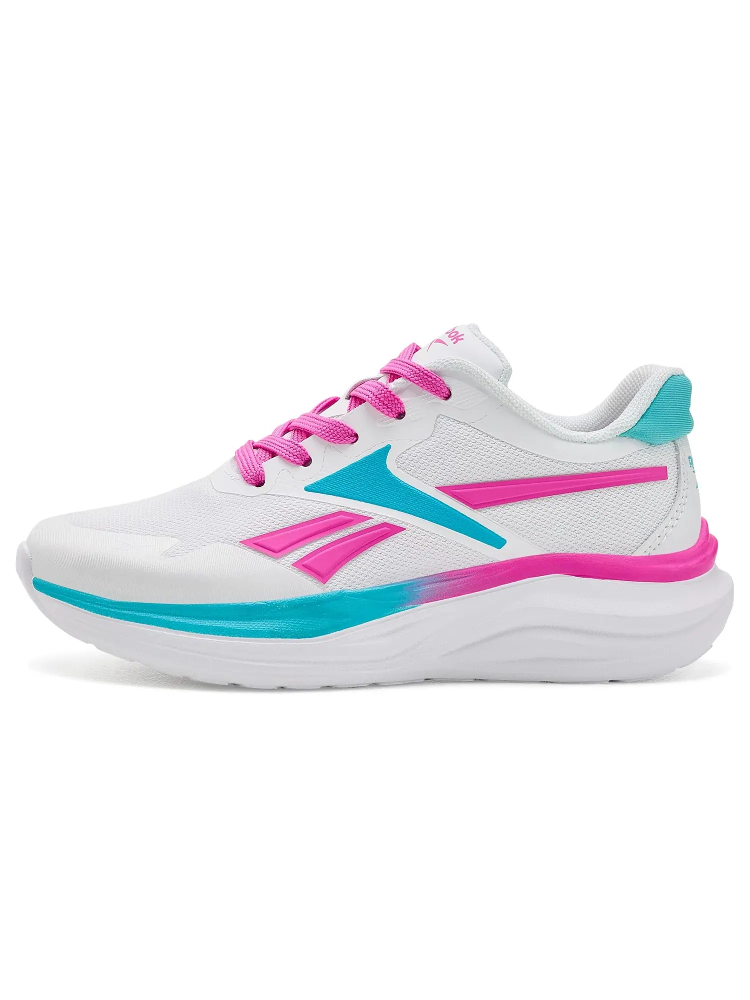 Кроссовки Futura Dash (для маленьких и больших детей) Reebok Kids — изображение 4 из 4, белый/розовый