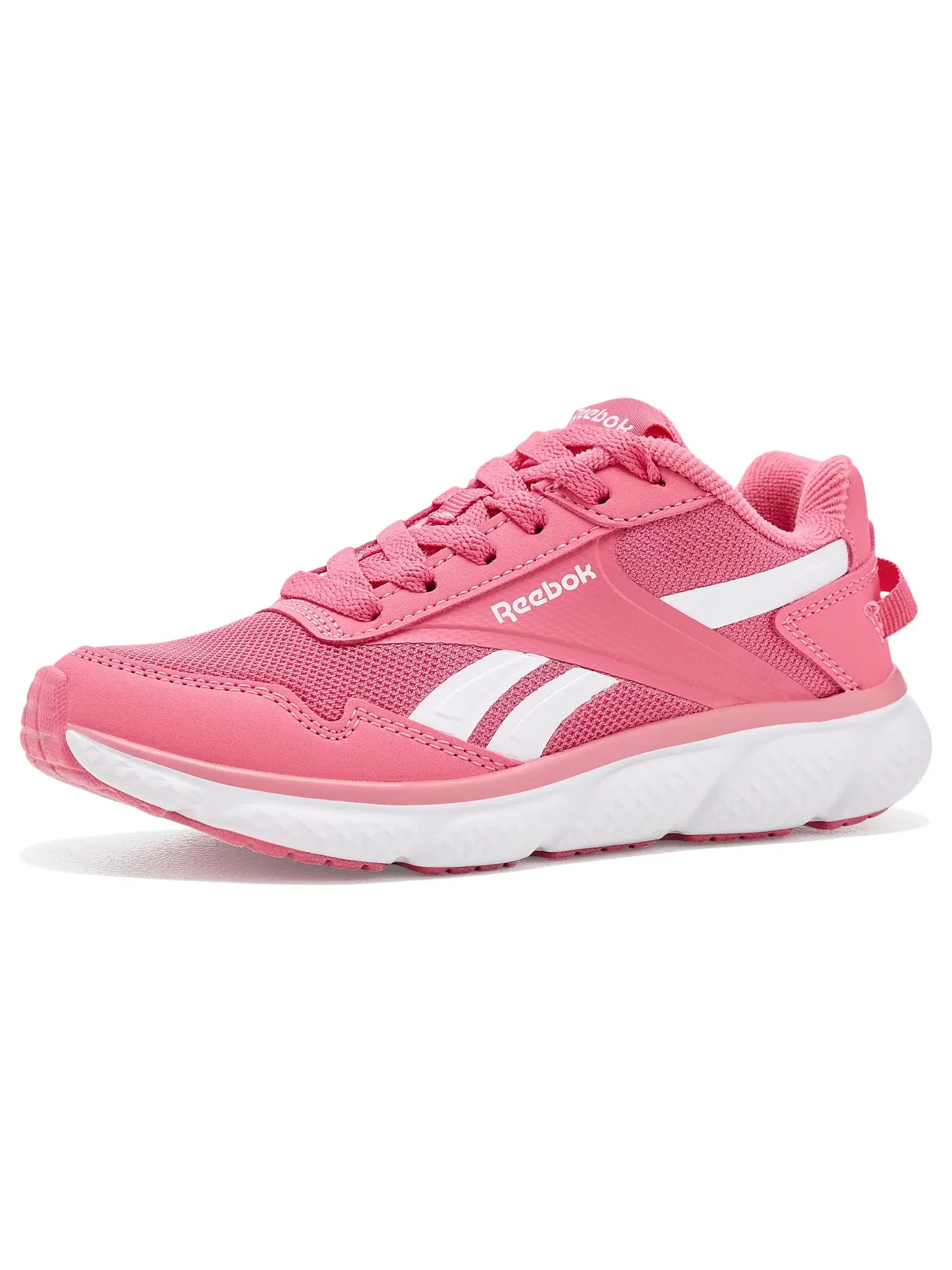 Кроссовки Swiftstrike (для маленьких и больших детей) Reebok Kids — изображение 1 из 4, розовый/белый