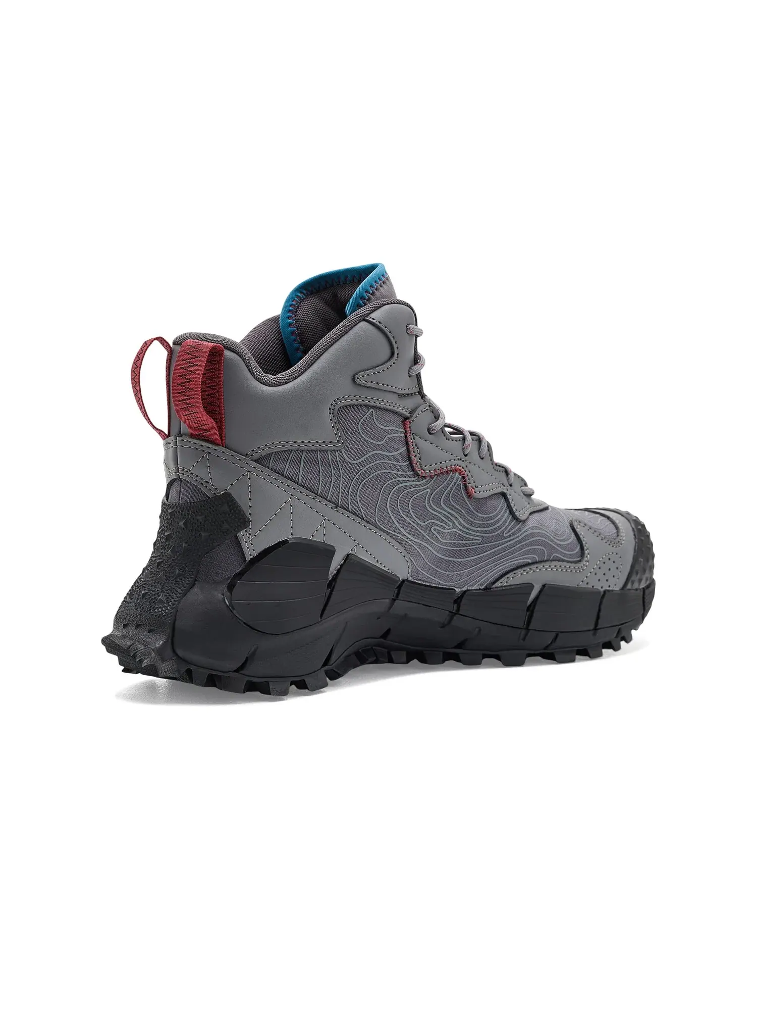 Рабочие ботинки Zig Kinetica Edge Work Reebok Work — изображение 3 из 4, серый/черный/красный