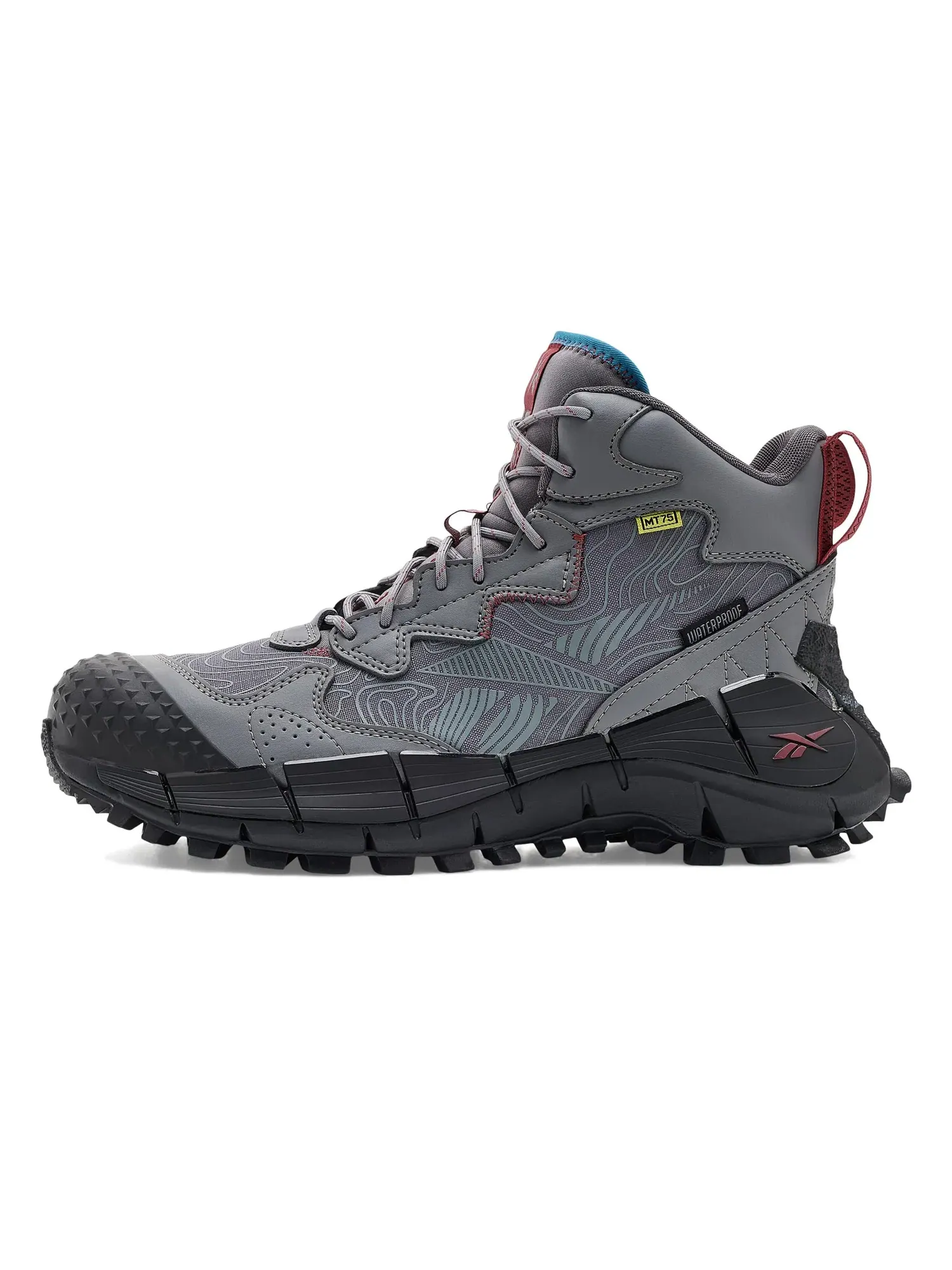 Рабочие ботинки Zig Kinetica Edge Work Reebok Work — изображение 4 из 4, серый/черный/красный