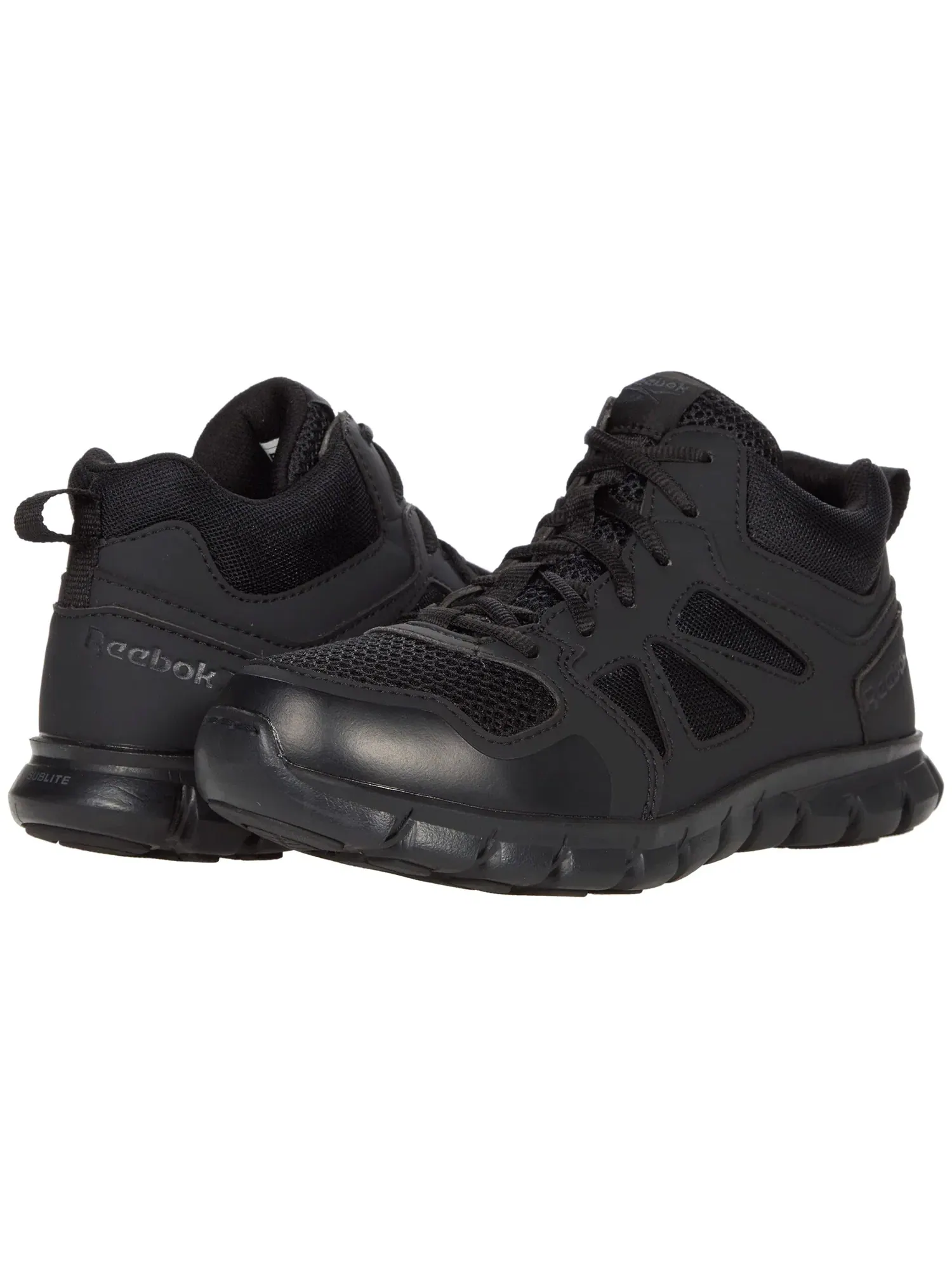 Кроссовки Sublite Cushion Tactical Mid EH Soft Toe Reebok Work — черный