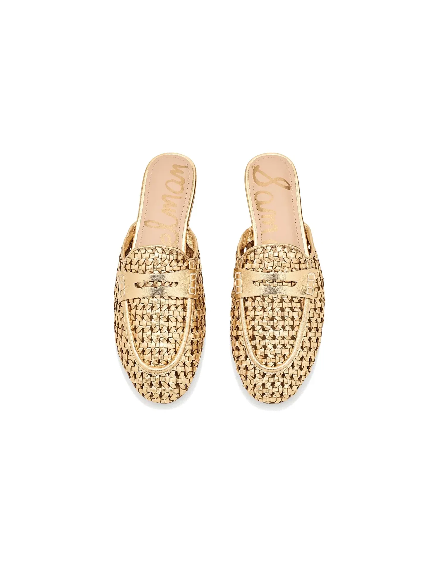 Лоферы Tullie Sam Edelman — изображение 2 из 4, золотистый