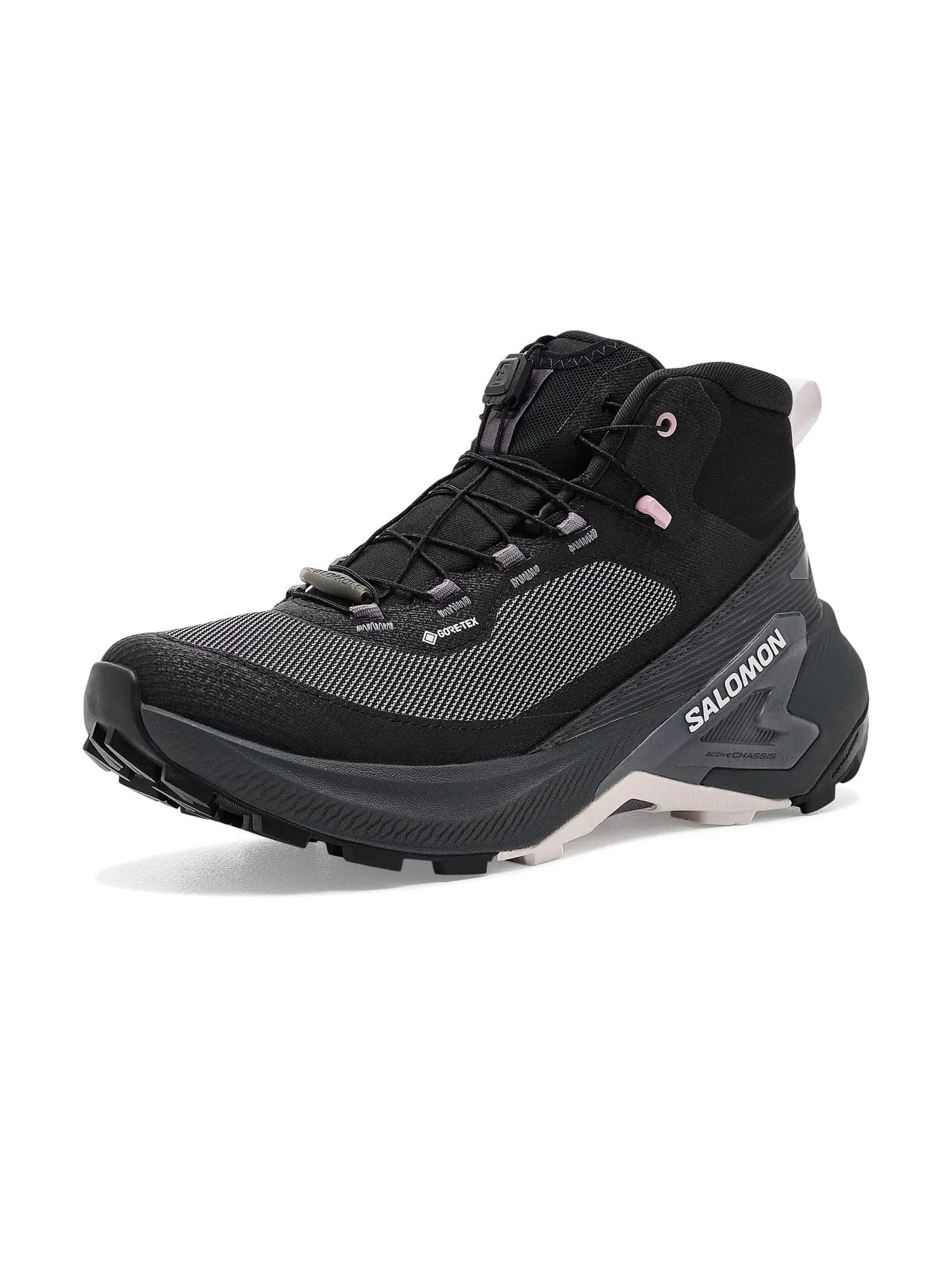 Кроссовки Genesis Mid Gore Tex Salomon — изображение 1 из 4, черный/розовый