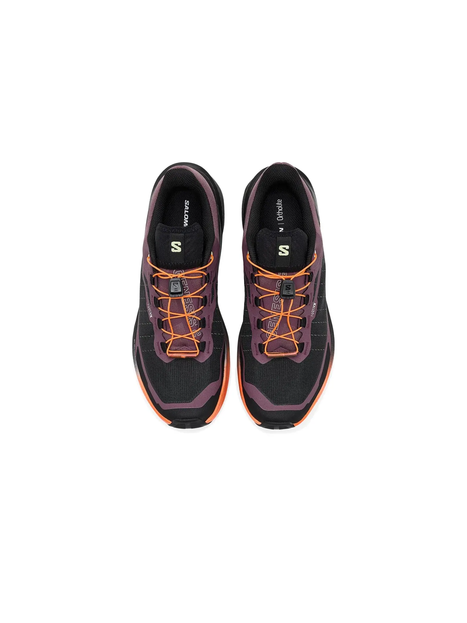 Кроссовки Genesis 2 W Salomon — изображение 2 из 4, черный/красный оранжевый