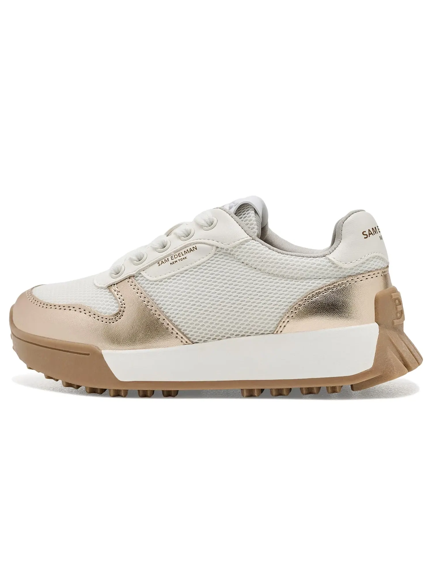 Кроссовки Lenny Erika (для маленьких и больших детей) Sam Edelman Kids — изображение 4 из 4, золото