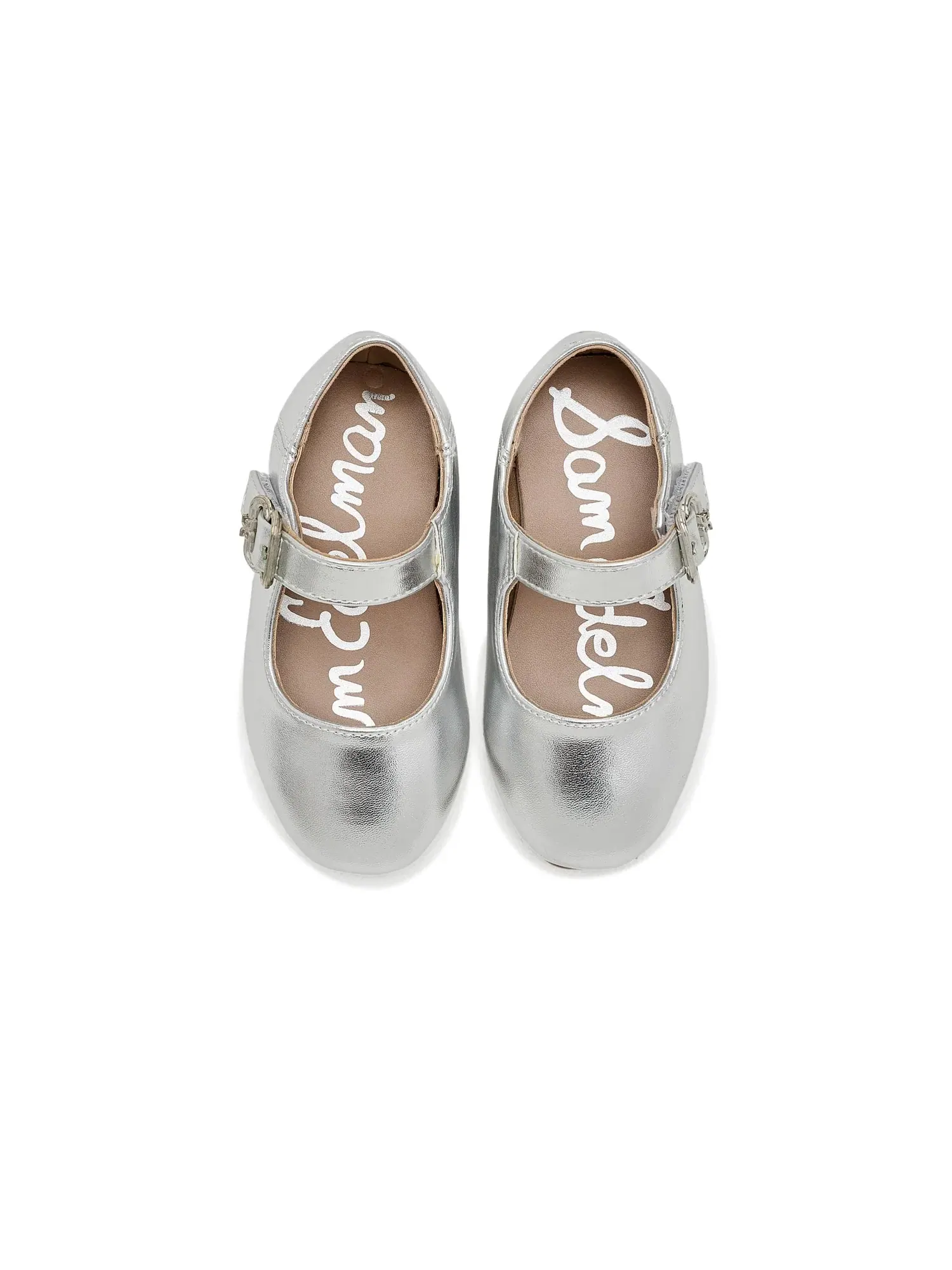 Балетки Maeve Michaela (для малышей) Sam Edelman Kids — изображение 2 из 4, серебряный