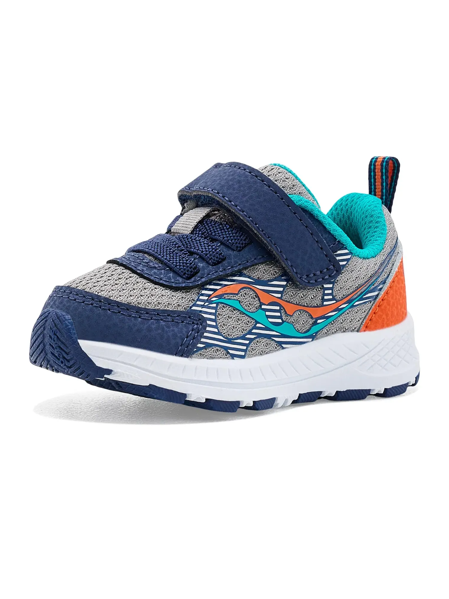 Кроссовки Wind XT Jr (для малышей и маленьких детей) Saucony Kids — изображение 1 из 4, серый/темно-синий