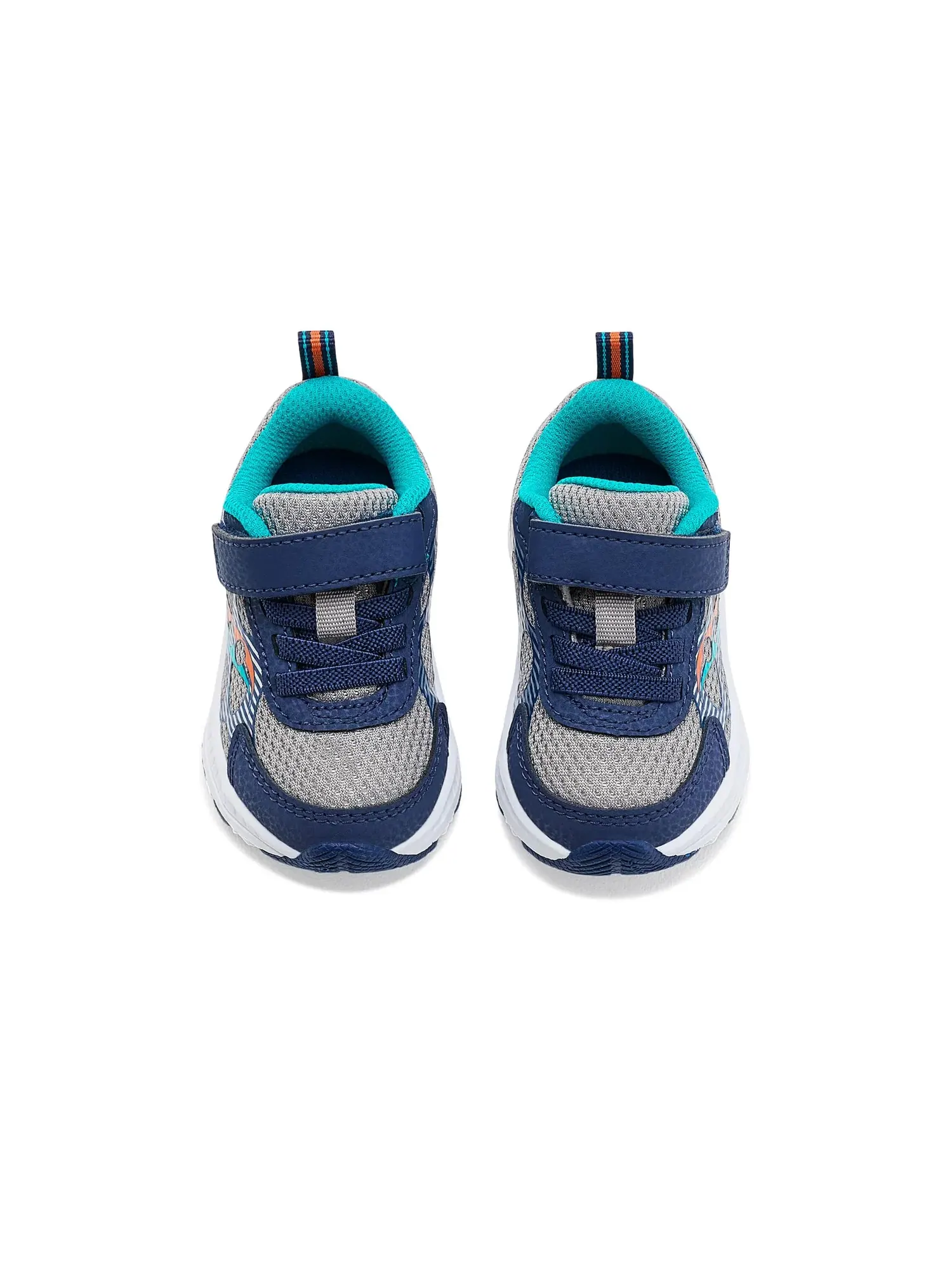 Кроссовки Wind XT Jr (для малышей и маленьких детей) Saucony Kids — изображение 2 из 4, серый/темно-синий