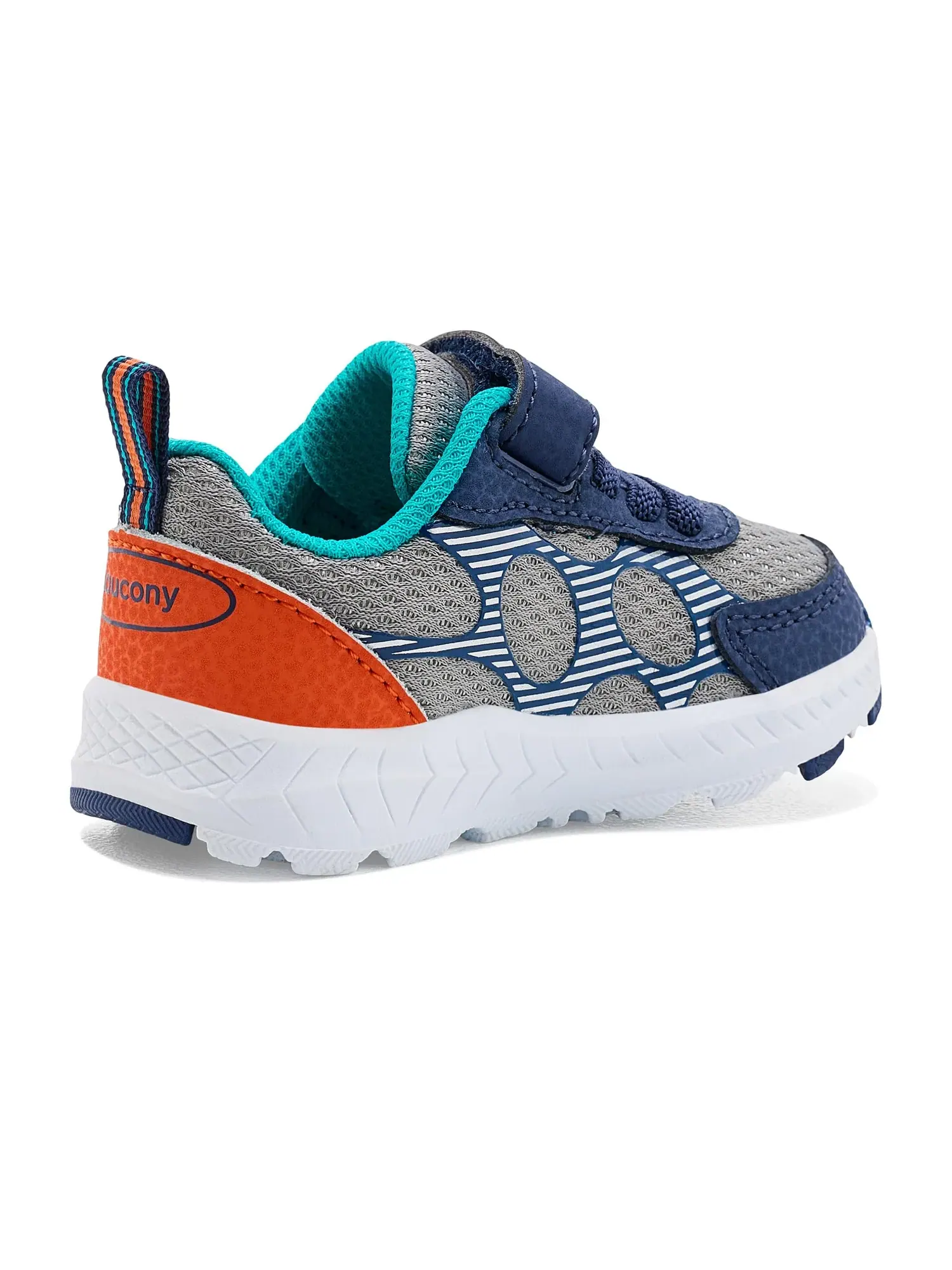 Кроссовки Wind XT Jr (для малышей и маленьких детей) Saucony Kids — изображение 3 из 4, серый/темно-синий
