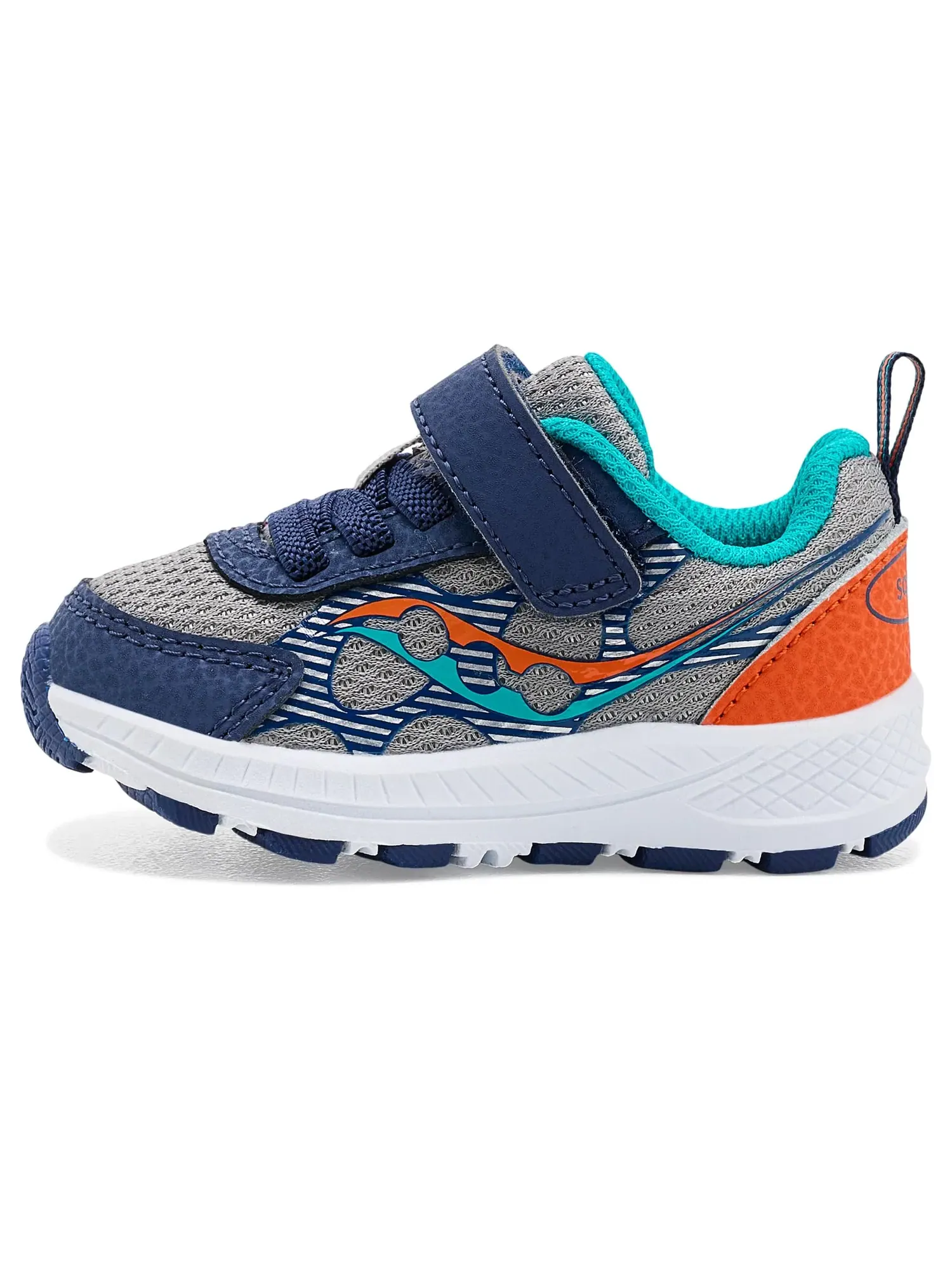 Кроссовки Wind XT Jr (для малышей и маленьких детей) Saucony Kids — изображение 4 из 4, серый/темно-синий
