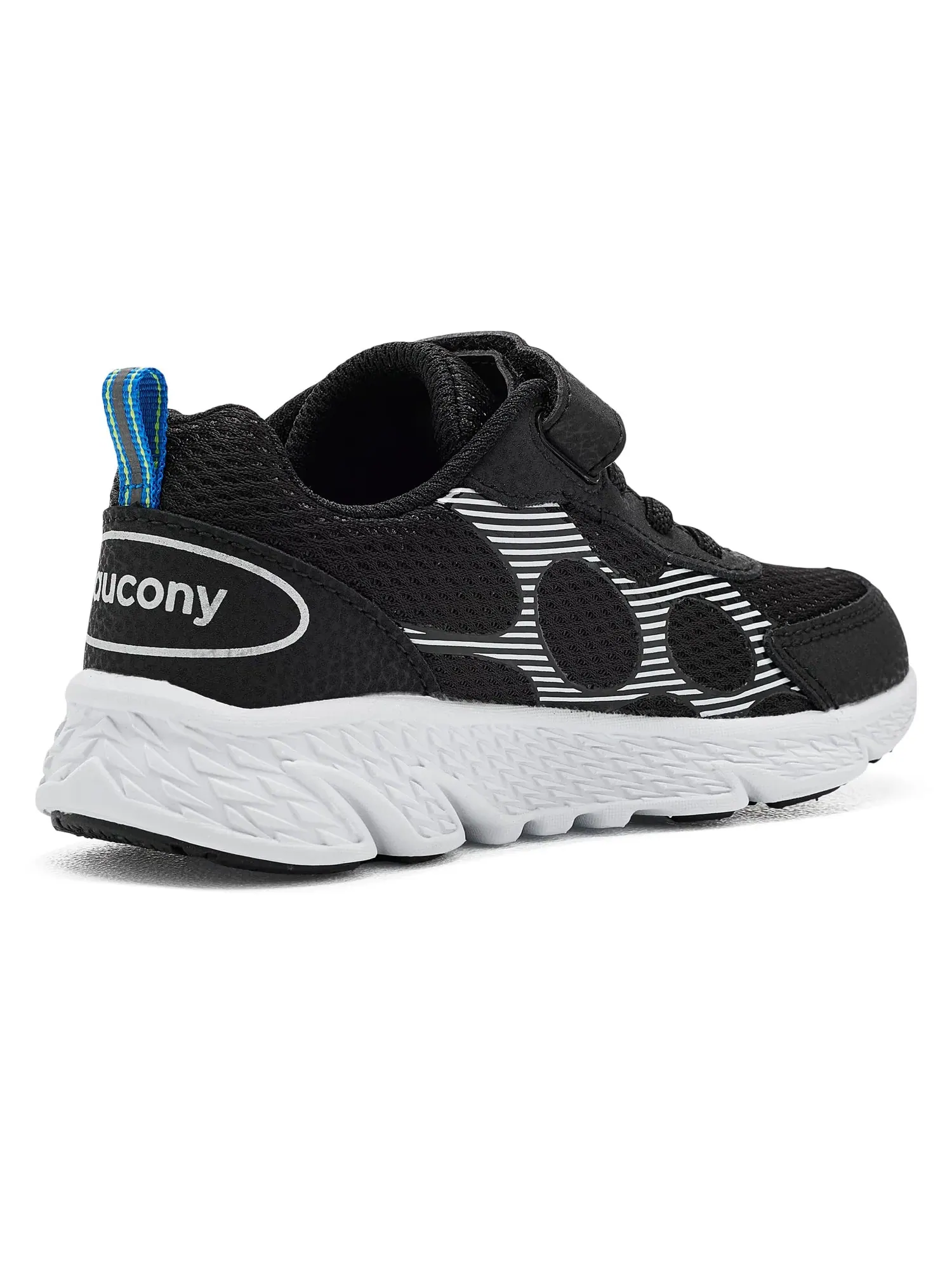 Кроссовки Wind XT Alternative Closure (для маленьких и больших детей) Saucony Kids — изображение 3 из 4, черный мульти
