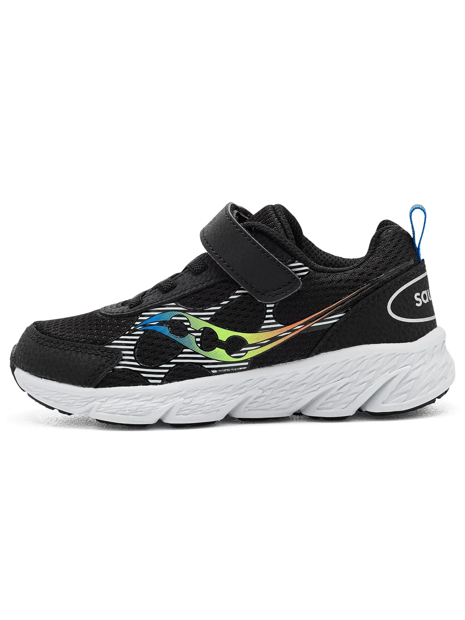 Кроссовки Wind XT Alternative Closure (для маленьких и больших детей) Saucony Kids — изображение 4 из 4, черный мульти