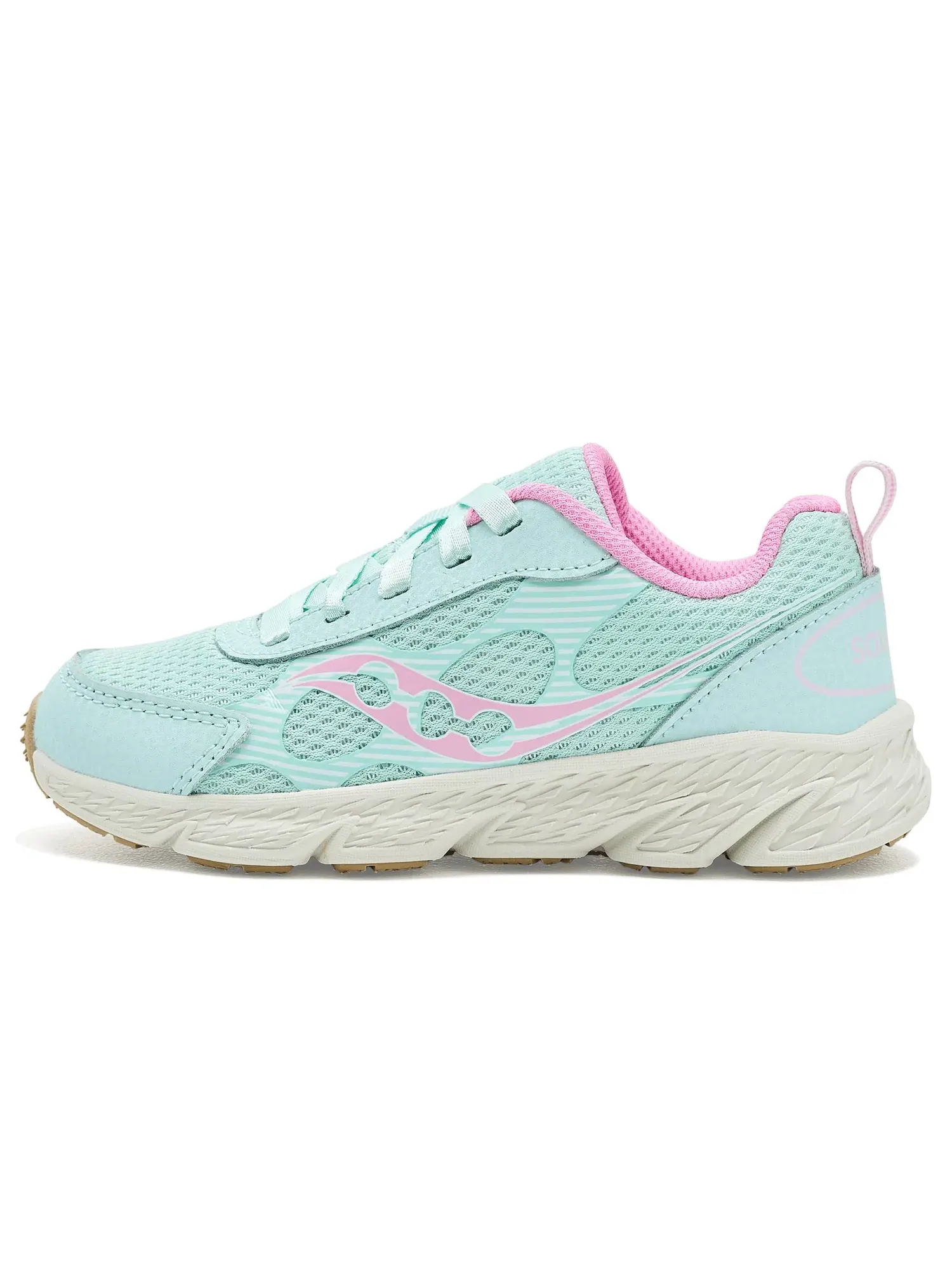 Кроссовки Wind XT (для маленьких и больших детей) Saucony Kids — изображение 4 из 4, бирюзовый