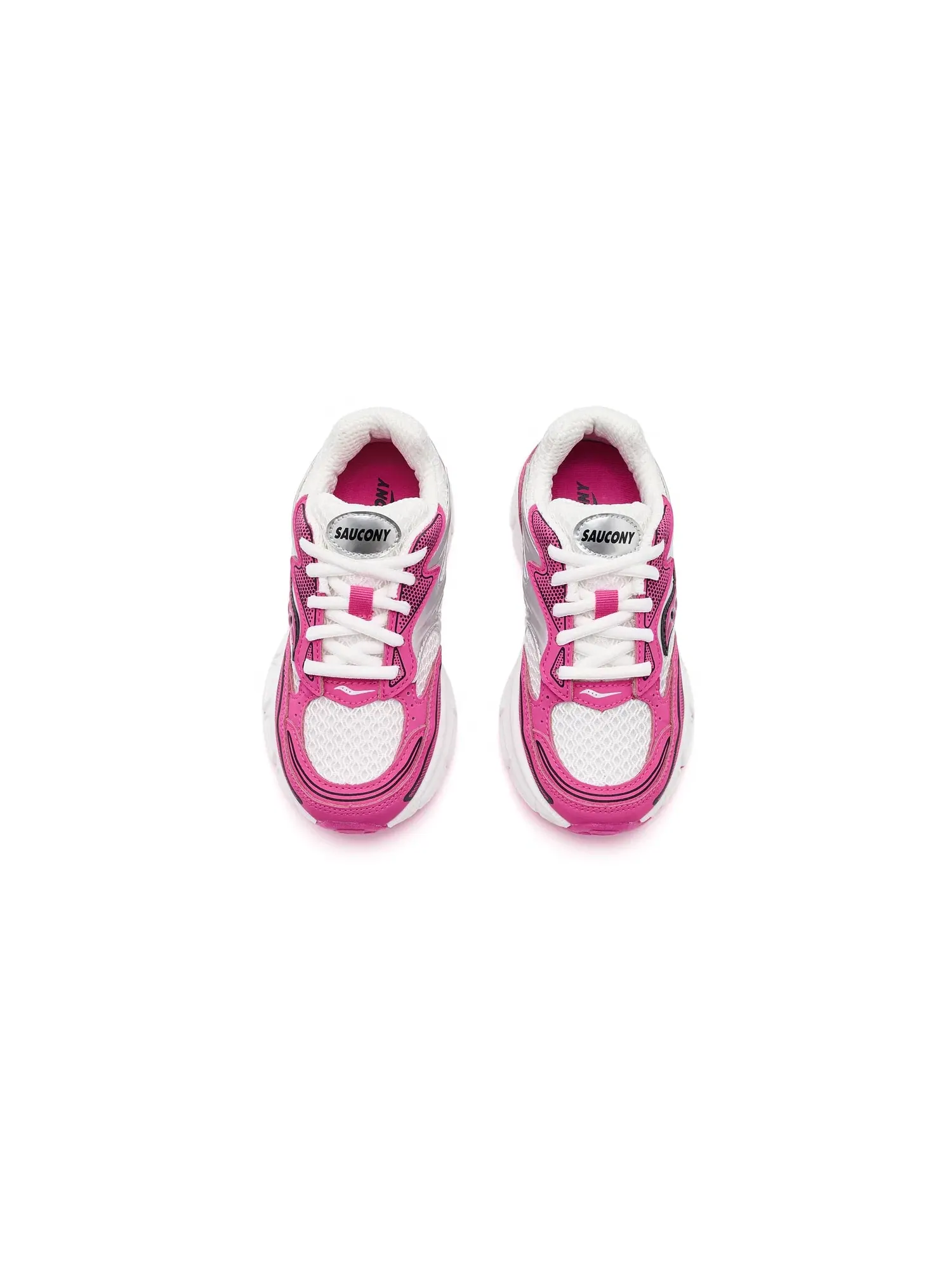 Кроссовки Turbo XT (для маленьких и больших детей) Saucony Kids — изображение 2 из 4, белый/розовый