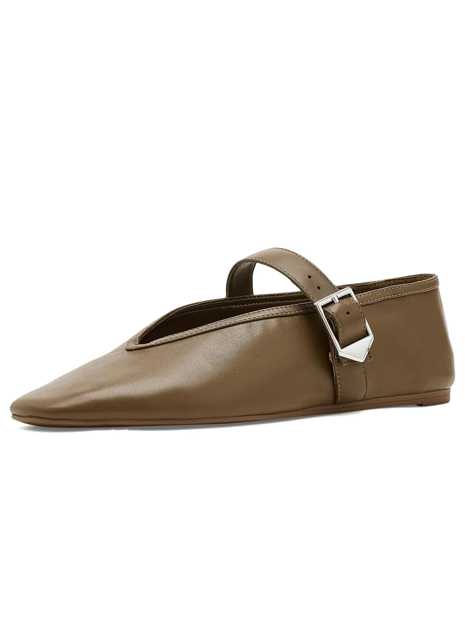 Балетки Vick Buckle Schutz — изображение 1 из 4, оливковый